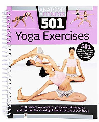 Anatomy of Fitness 501 Yoga Exercises – Flexibound By Nancy J. Hajeski – GOOD