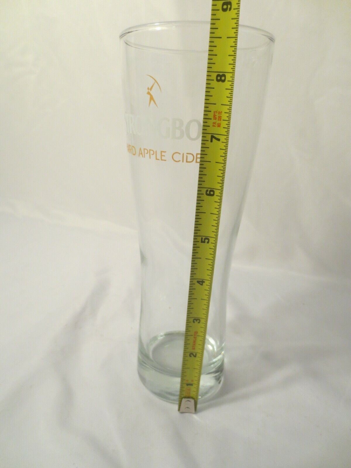 Strongbow Hard Apple Cider Fluted 16 oz Glass