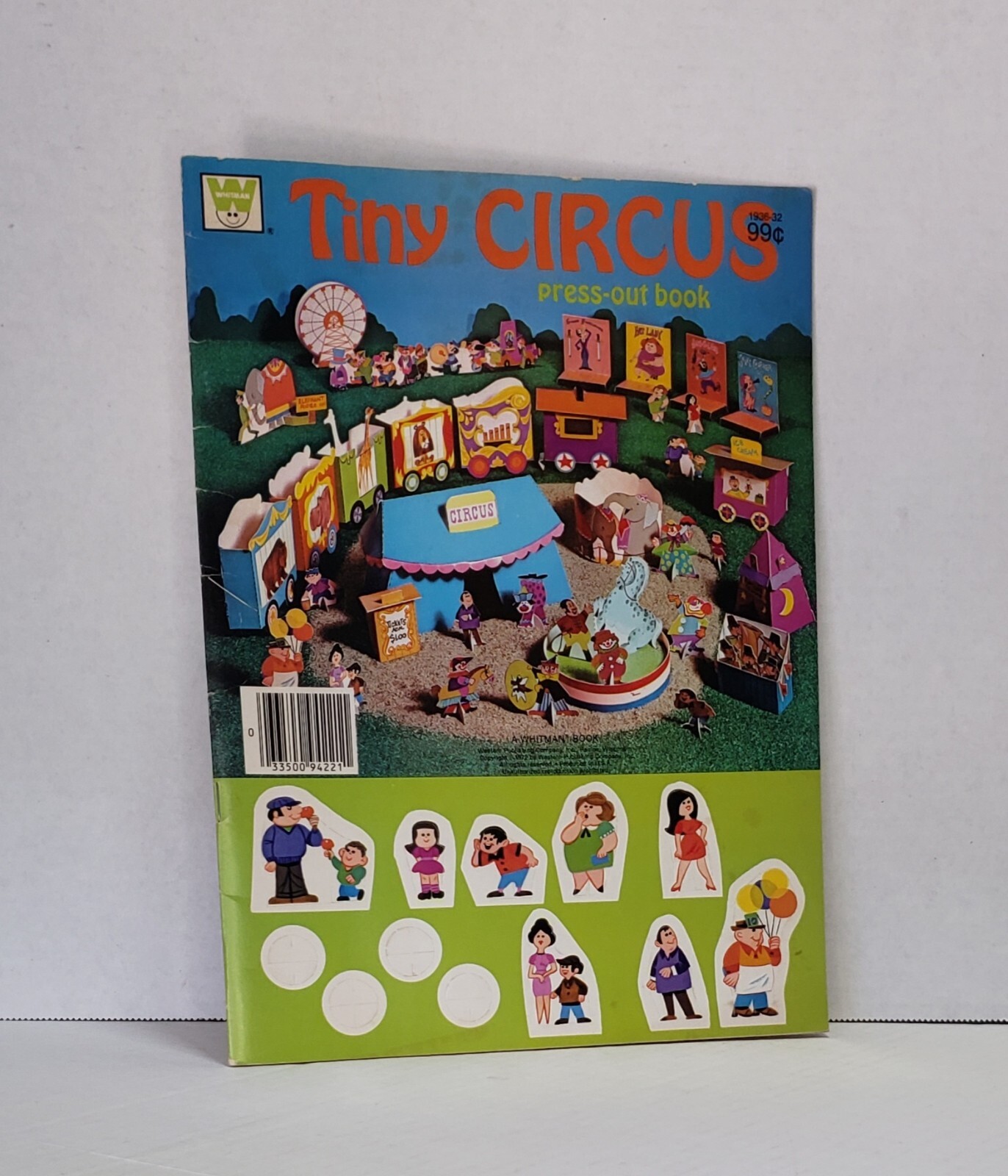 Vintage – Tiny Circus Press-Out Book – Whitman 1917-2 1972 SC