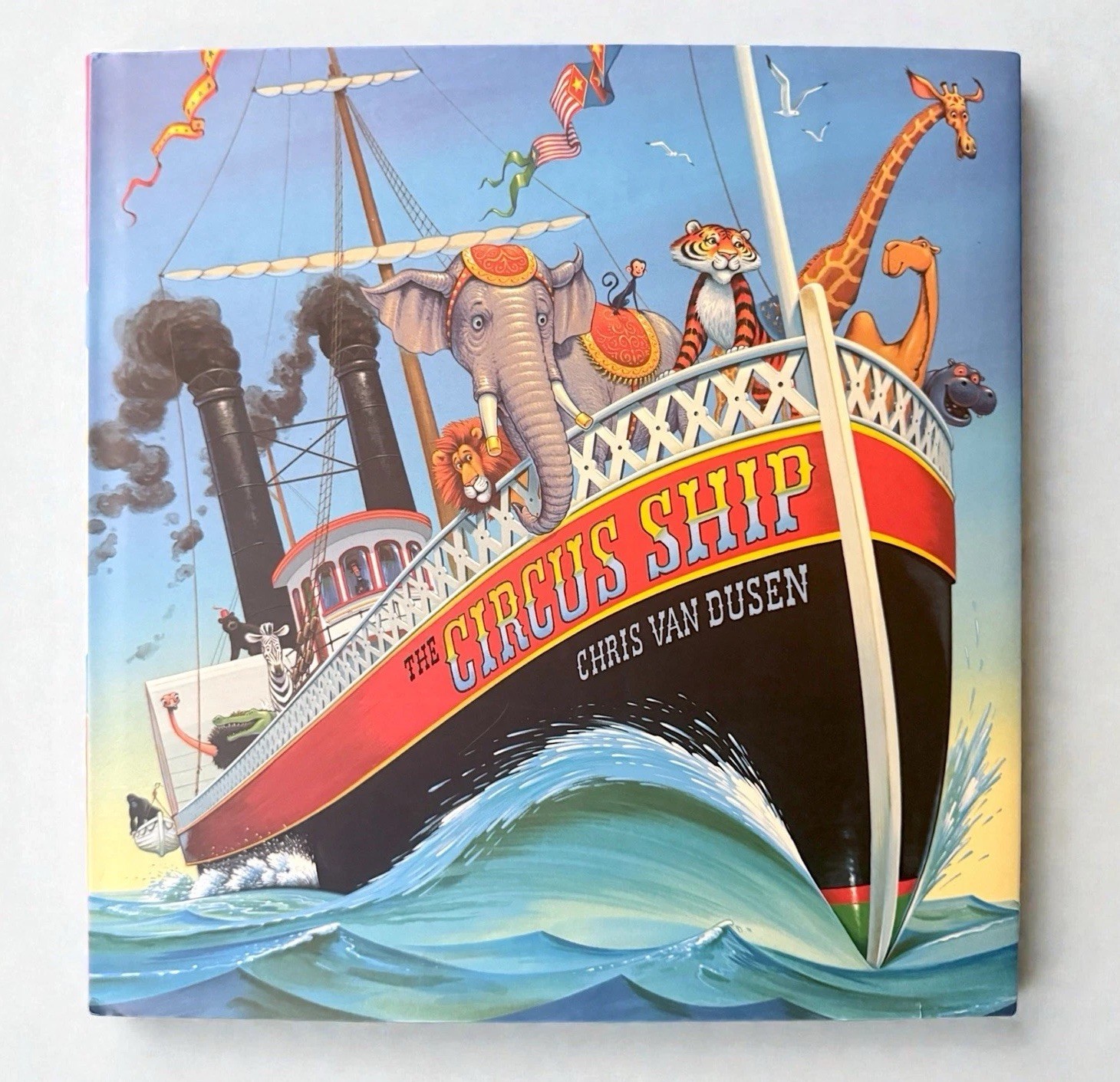 The Circus Ship Hardcover Kids Book Caldecott Honor Chris Van Dusen