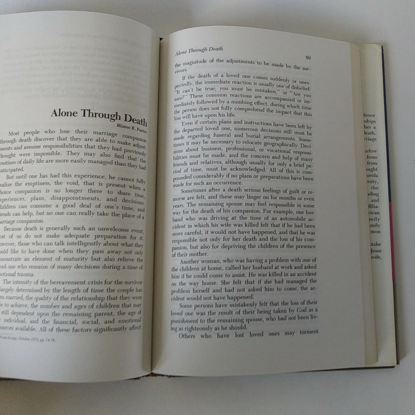 1979 “Understanding Death” By Brent. A. Barlow Hardcover, Dust Jacket, Good Cond