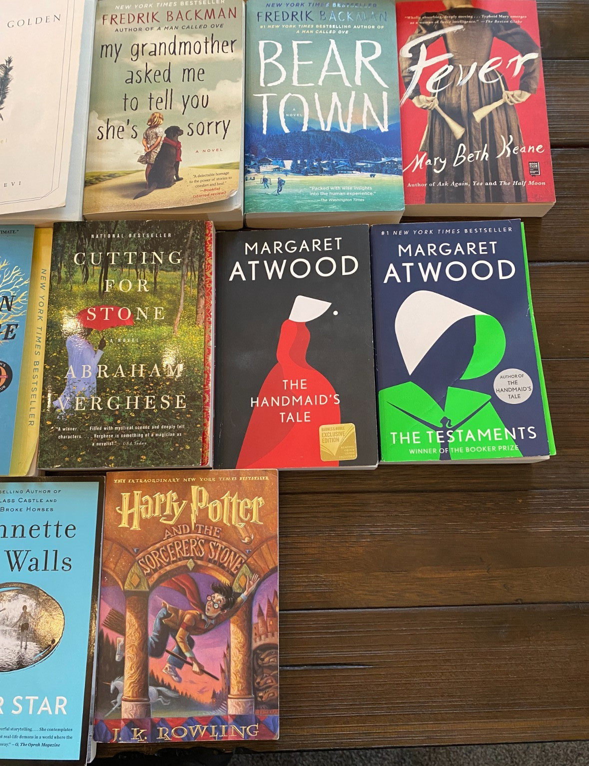 21 Book Lot Literary Fiction Book Club Novels Atwood Backman Towles More
