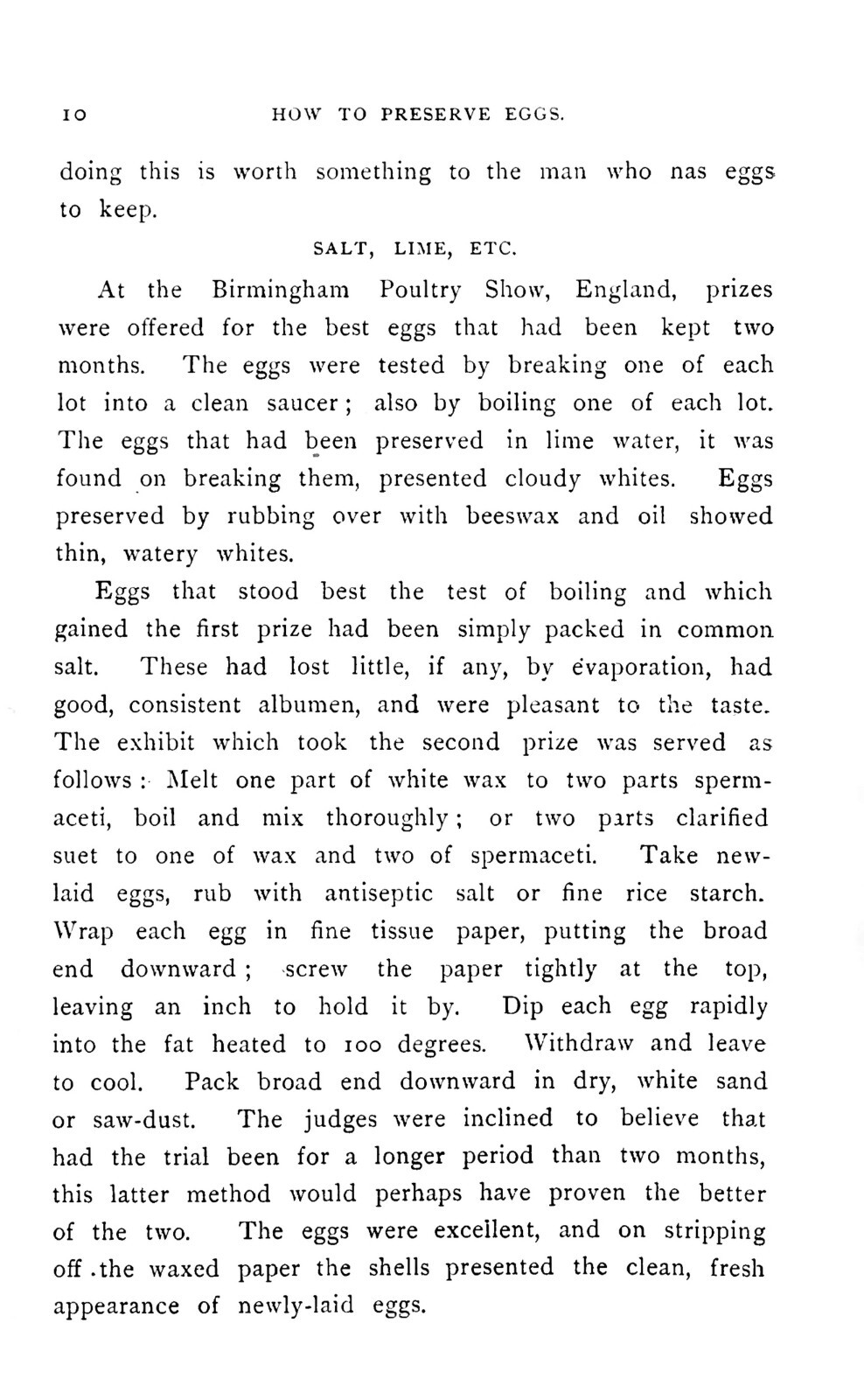 How To Preserve Eggs 1885 (48 Pages)