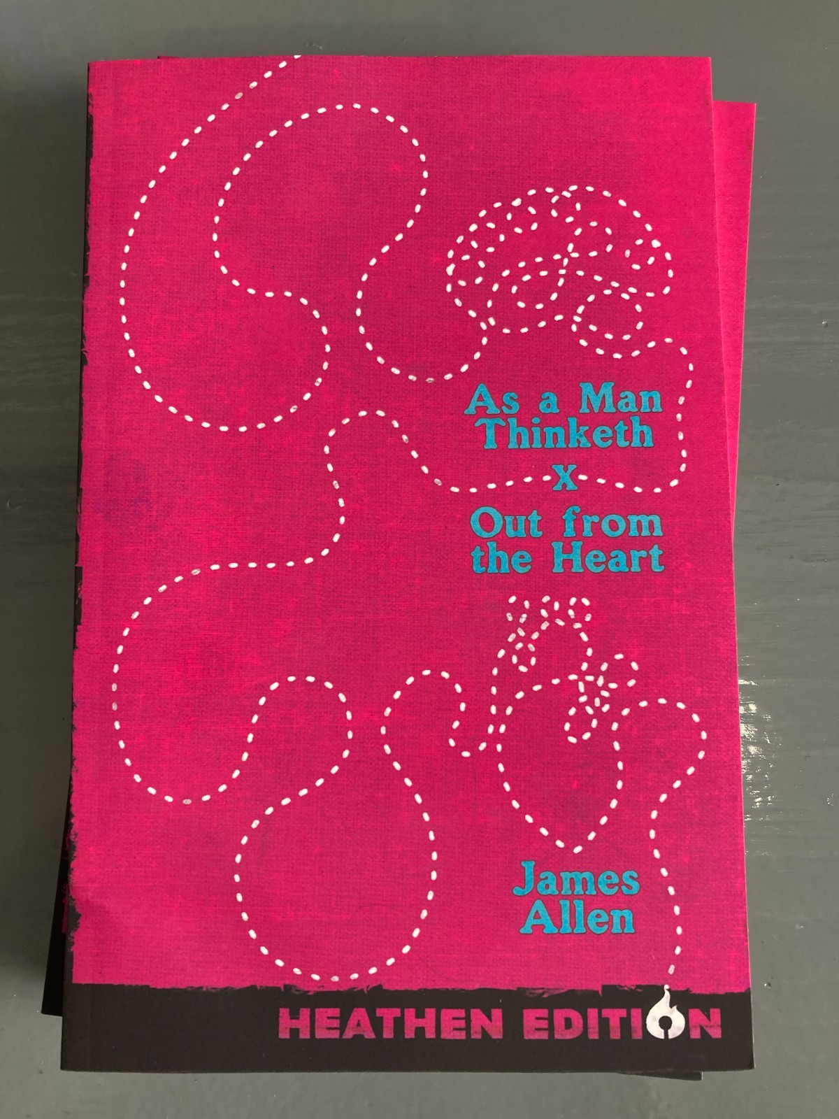 As a Man Thinketh by James Allen (Heathen Edition) Paperback MISPRINTED MISFIT