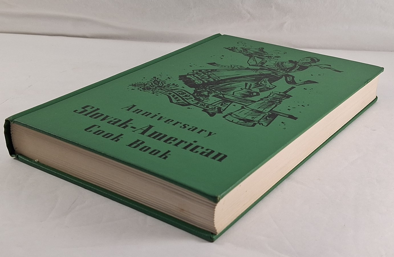 REVERSE PRINTED ERROR ANNIVERSARY SLOVAK-AMERICAN COOK BOOK 1st CATHOLIC UNIQUE