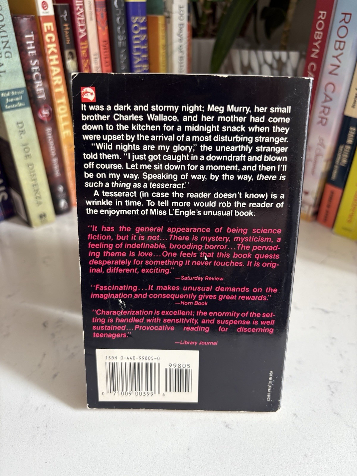 Madeleine L’Engle A Wrinkle in Time Paperback Dell Publishing Fantasy 1976