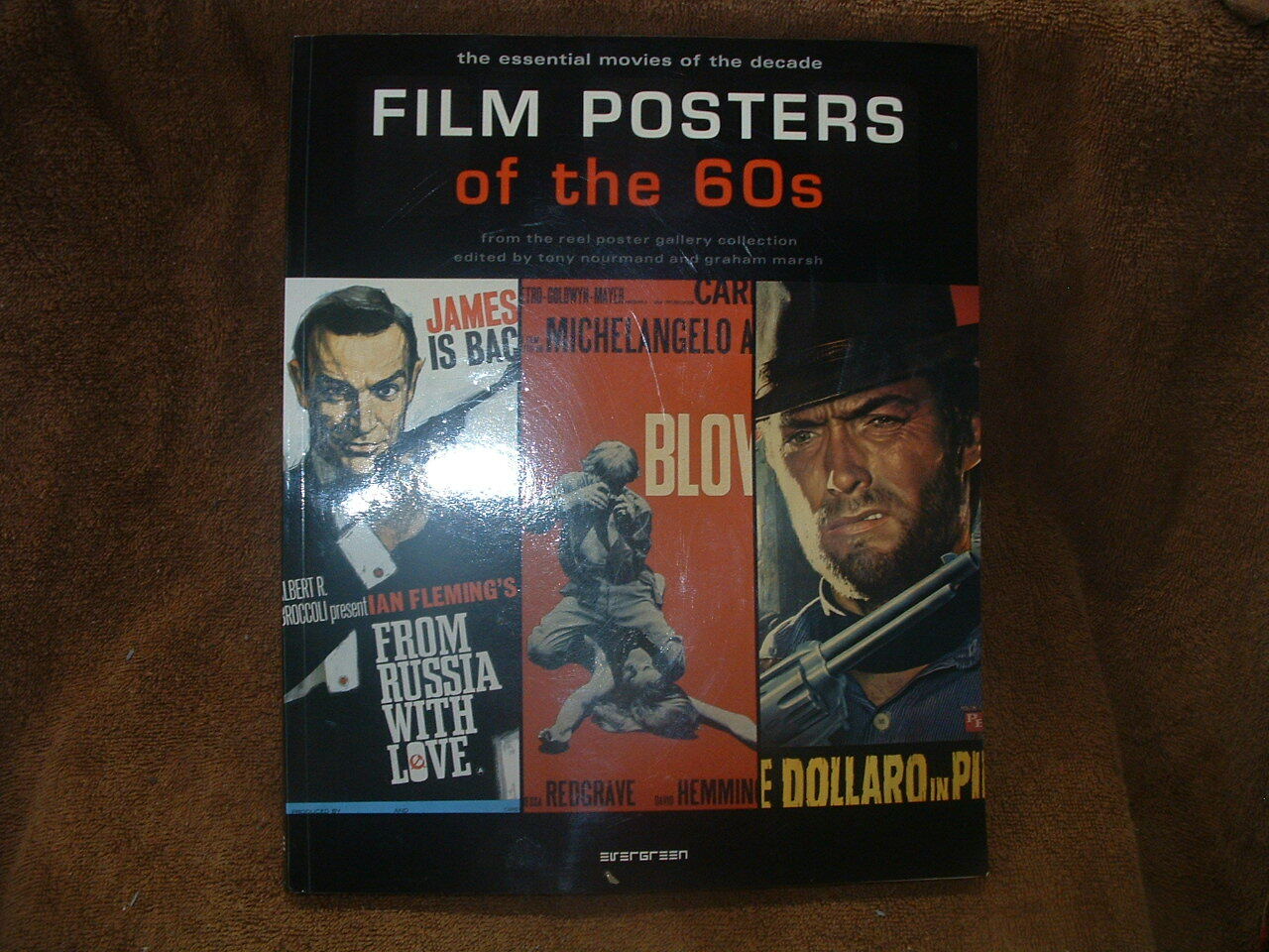 FILM POSTERS OF THE 60’S 127 PAGES ALL COLOR POSTERS HUGE PAPERBACK BOOK