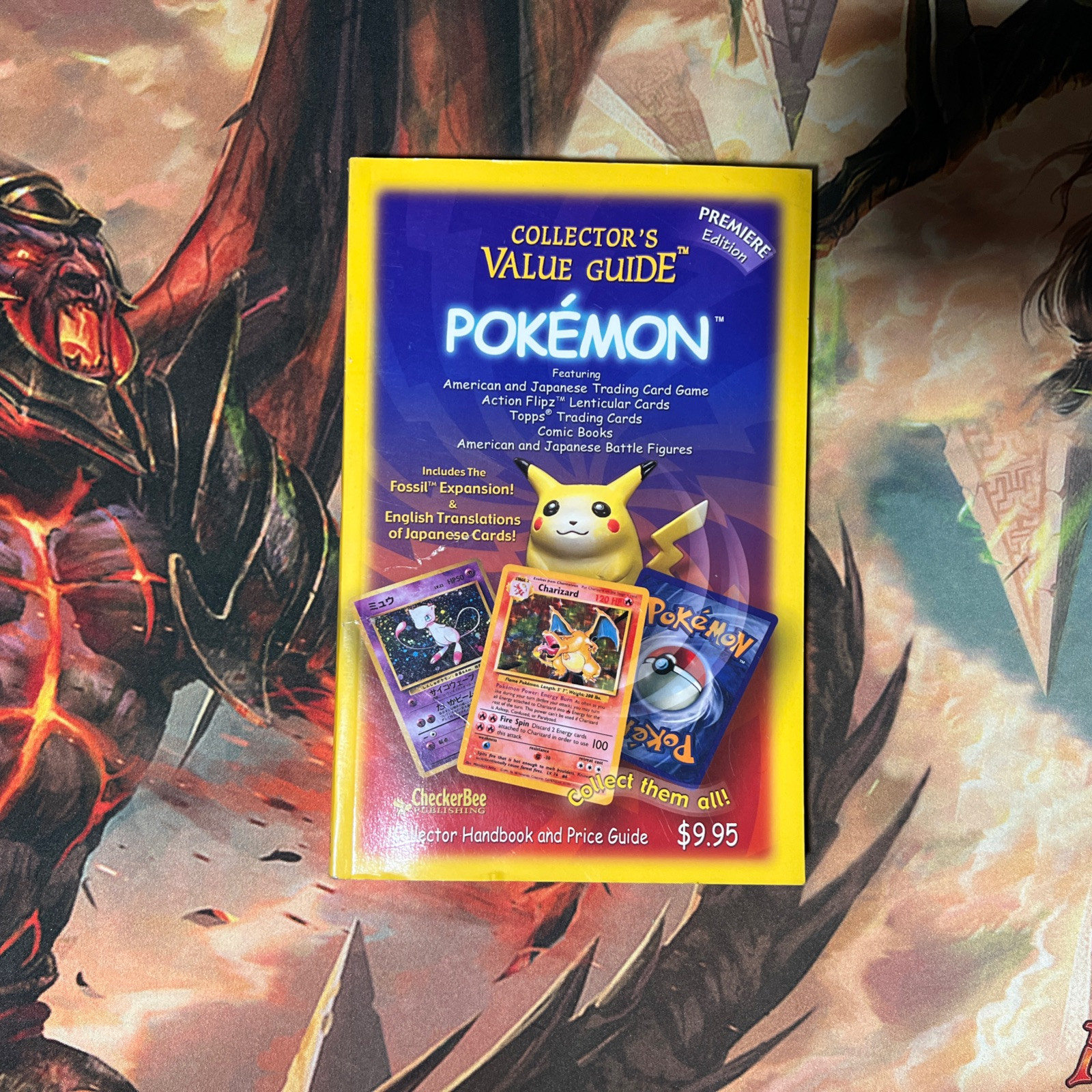New-Pokémon Collector’s Value Guide CheckerBee 1999 Paper Handbook-Free Shipping