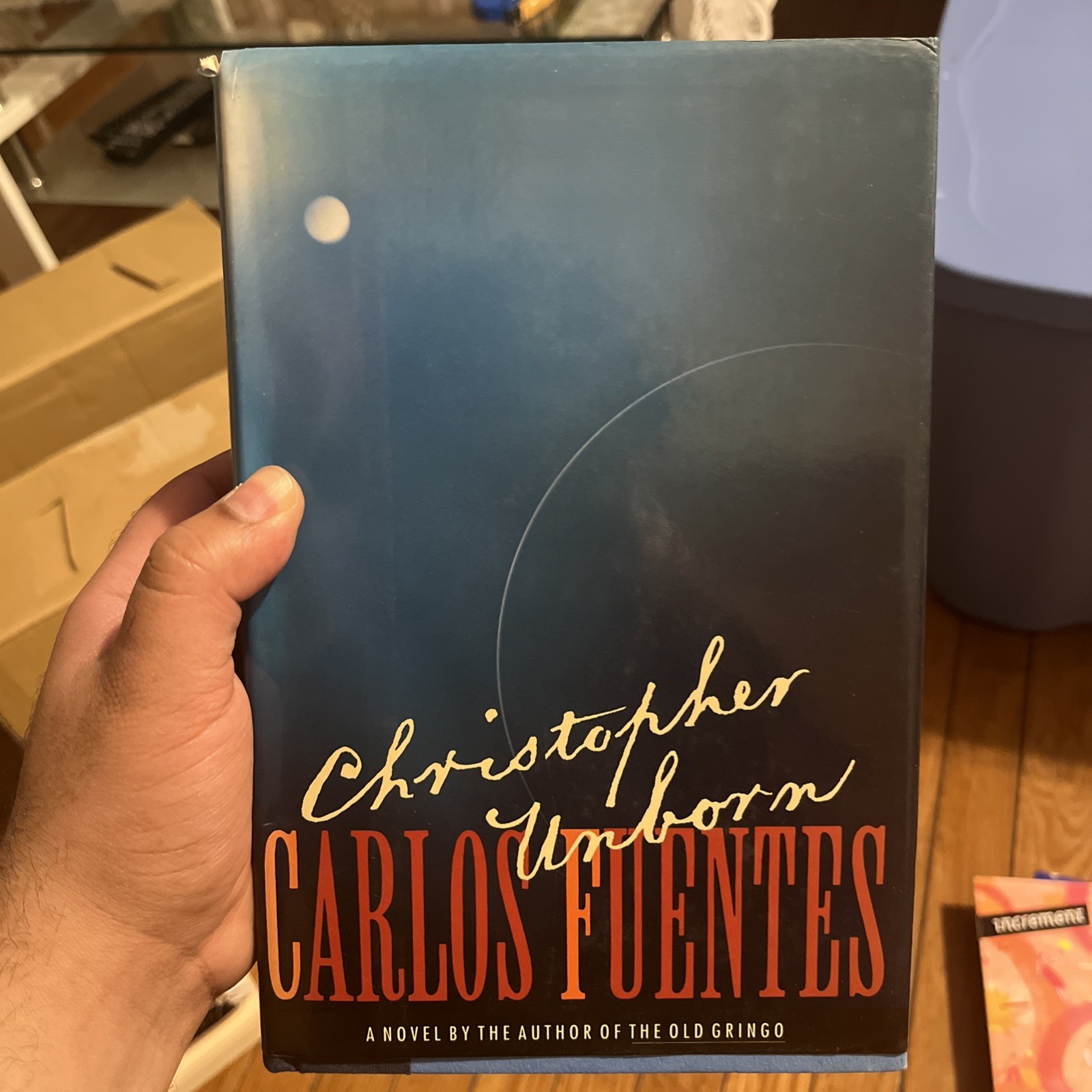 Carlos Fuentes Christopher Unborn HC DJ 1st Edition Farrar Straus Giroux VG