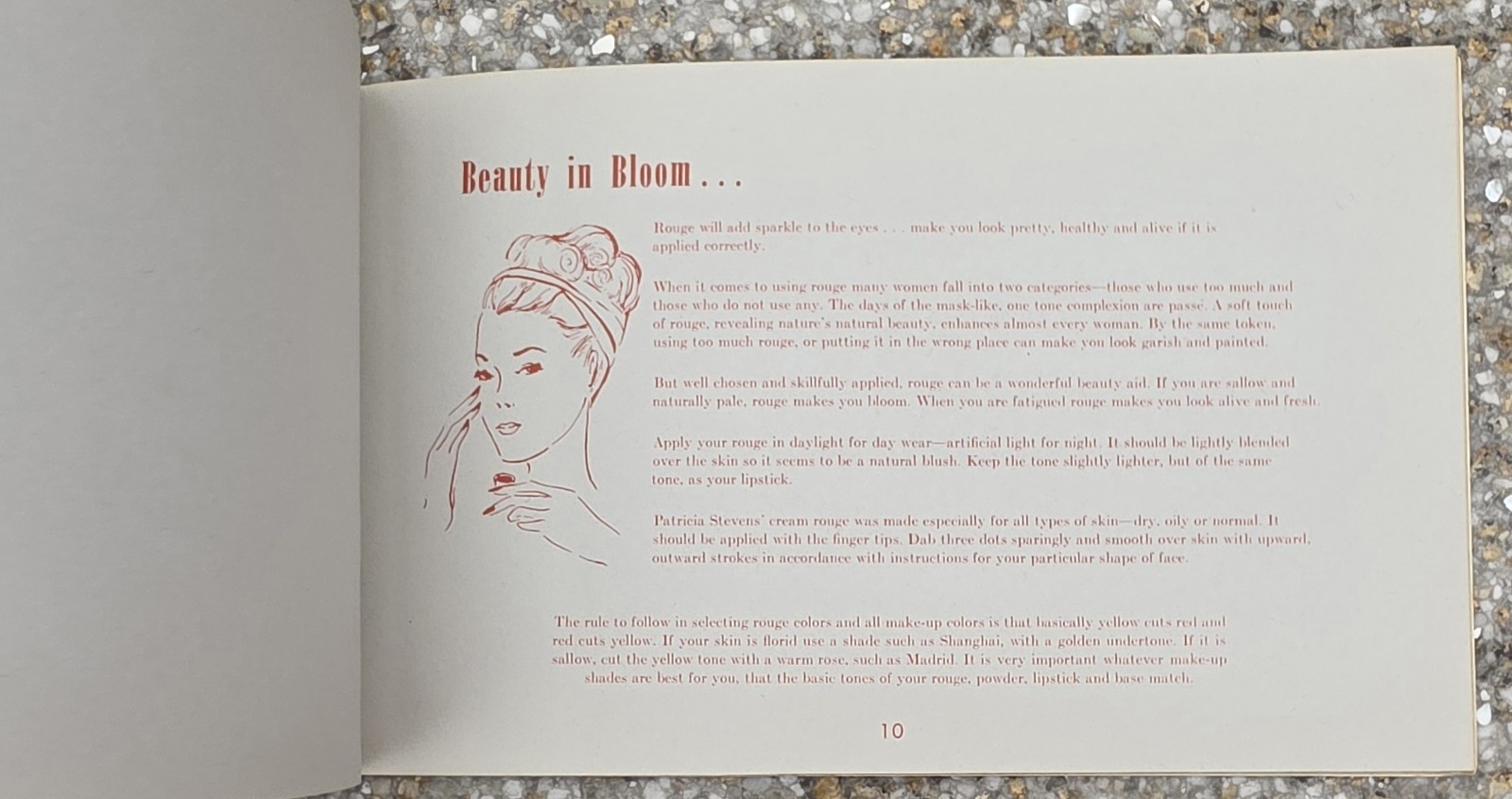 ​Vintage Model Art of Make-up Book Patricia Stevens Finishing School Retro 1950s