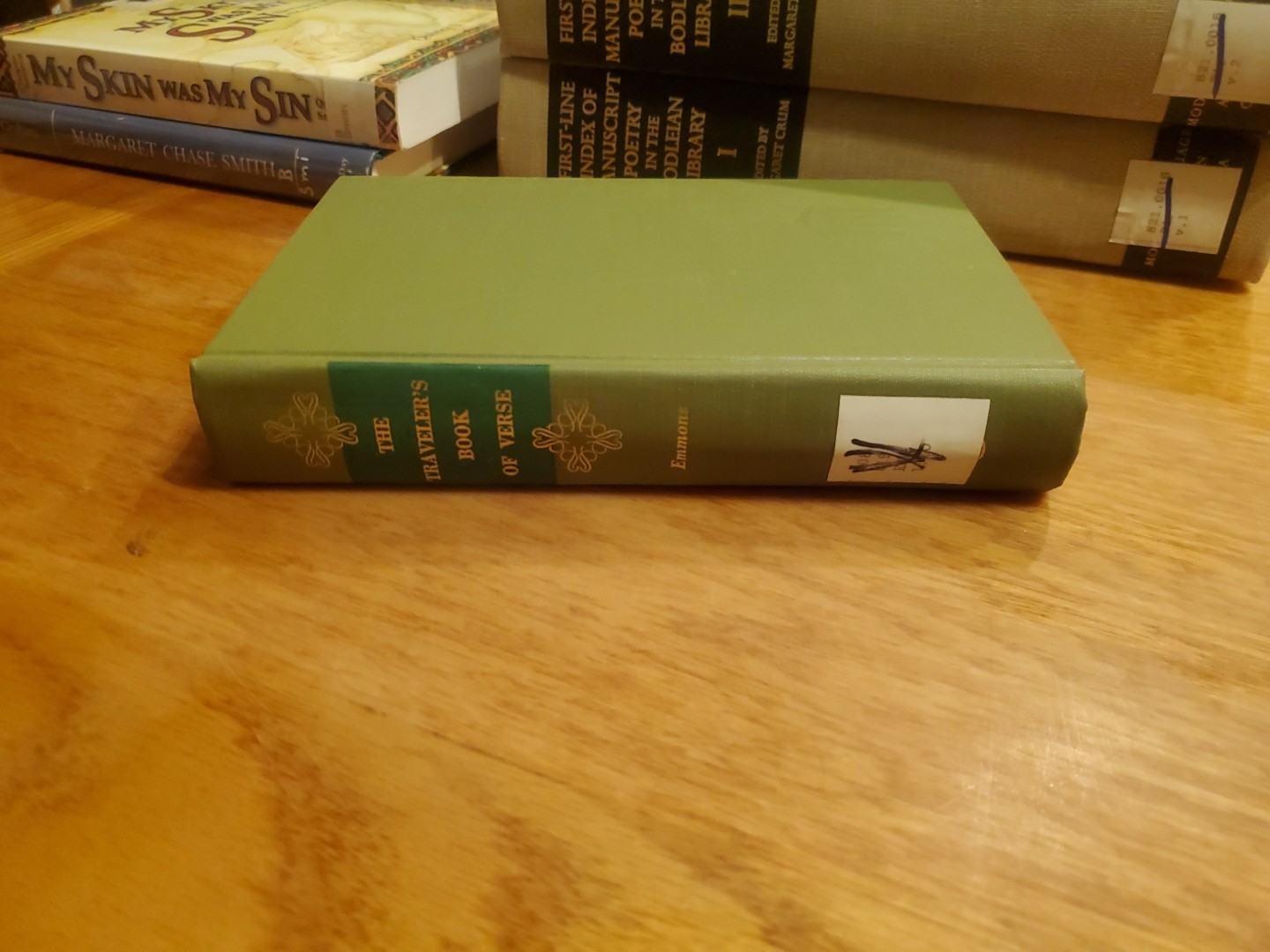 The Traveler’s Book of Verse edited by Frederick E. Emmons 1970 HC