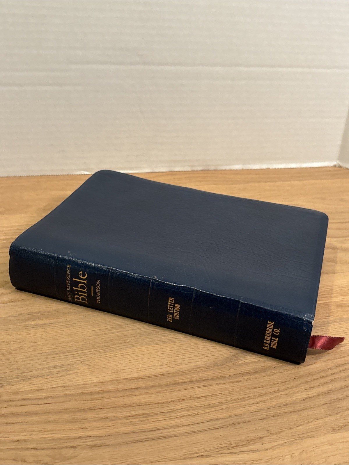 The Chain Reference Bible Thompson 4th Ed 1964 Kirkbride KJV Cow Leather Indexed