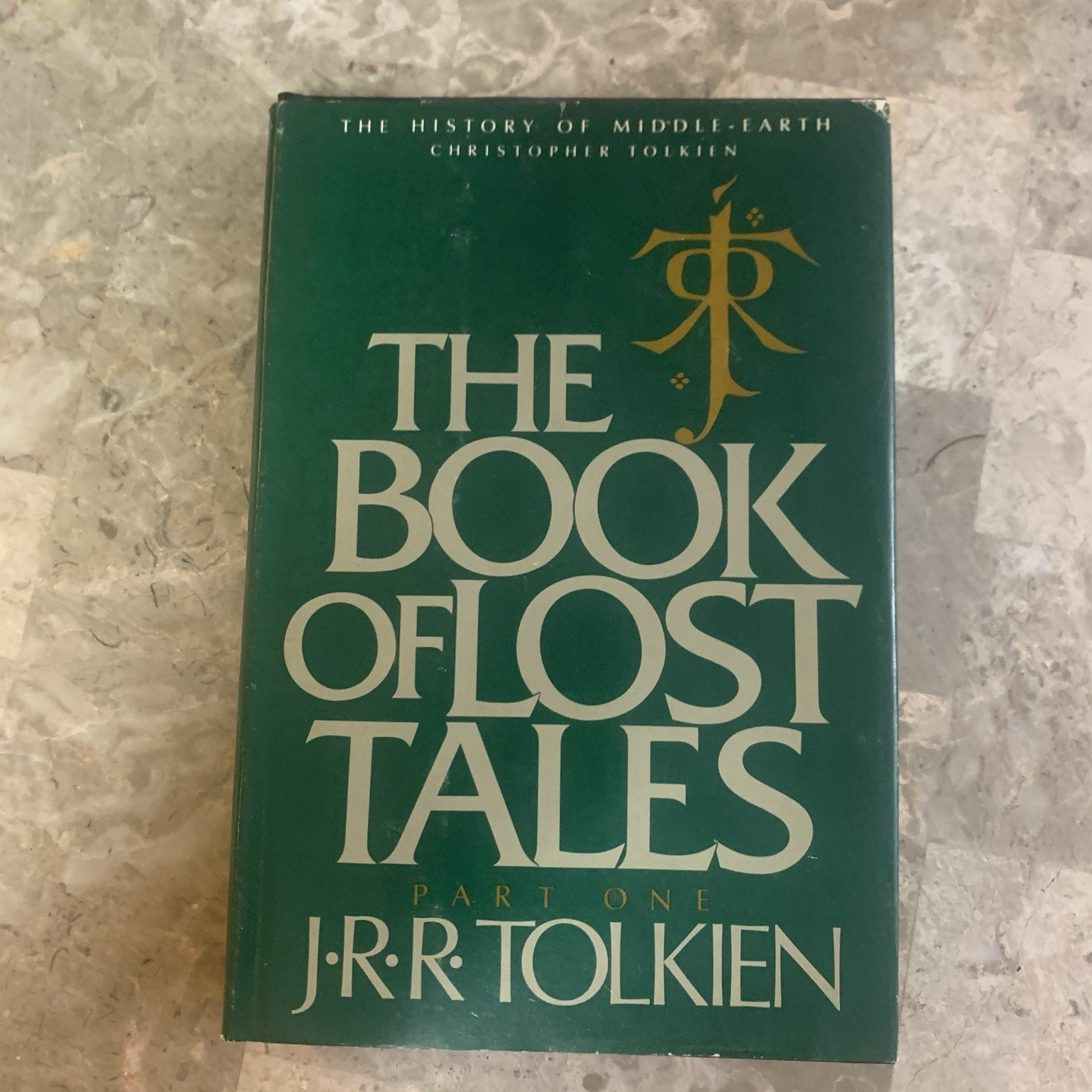 J.R.R. Tolkien The Book of Lost Tales Part One 1984 First Book Club Edition HCDJ