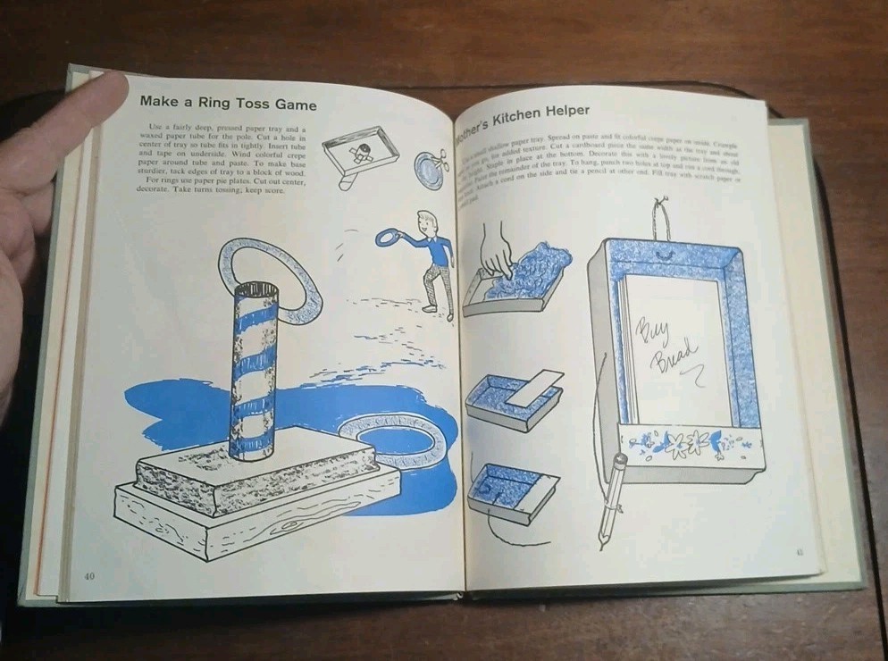 Cardboard Carpentry 1966 3rd Printing Hardcover By Janet & Alex D’Amao