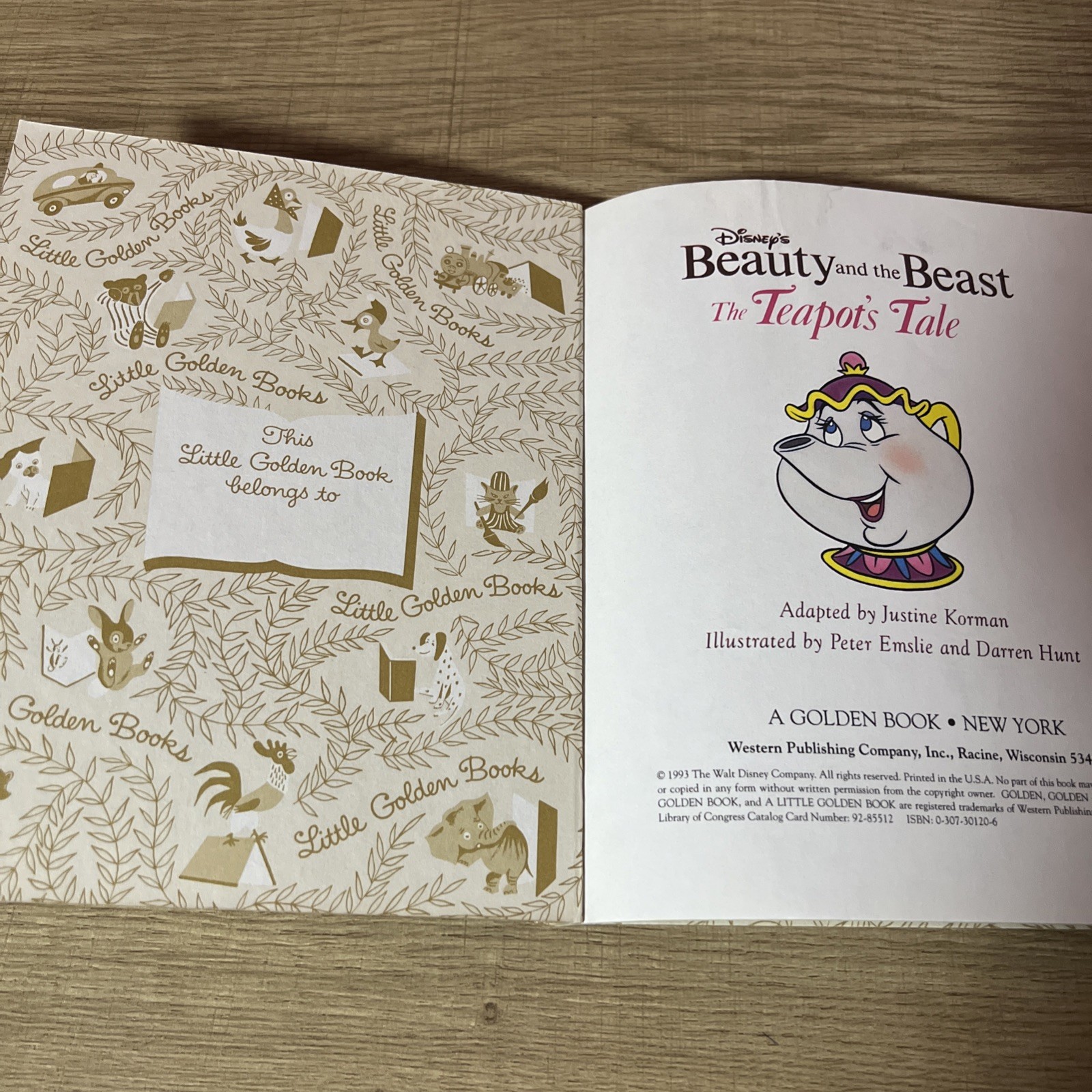 Beauty And The Beast Little Golden Books