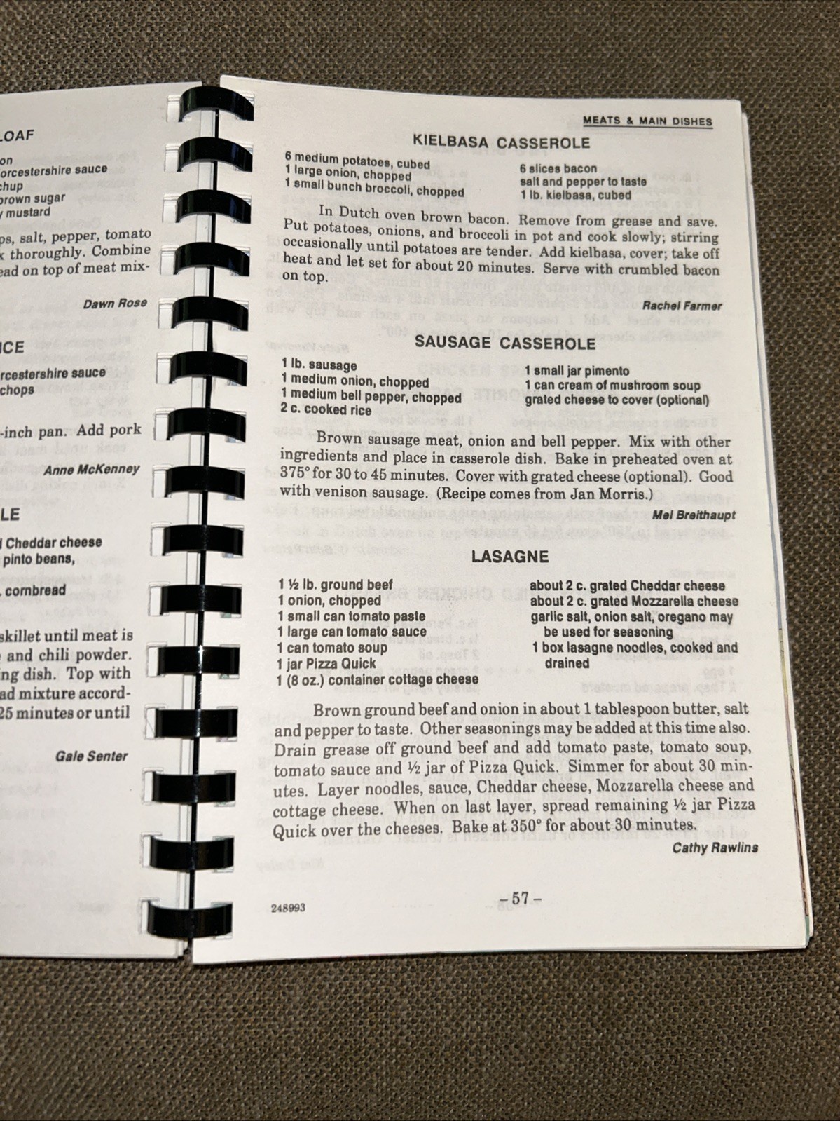 Family Favorites West Acres Baptist Church Cookbook Evans, Georgia 143 Pages