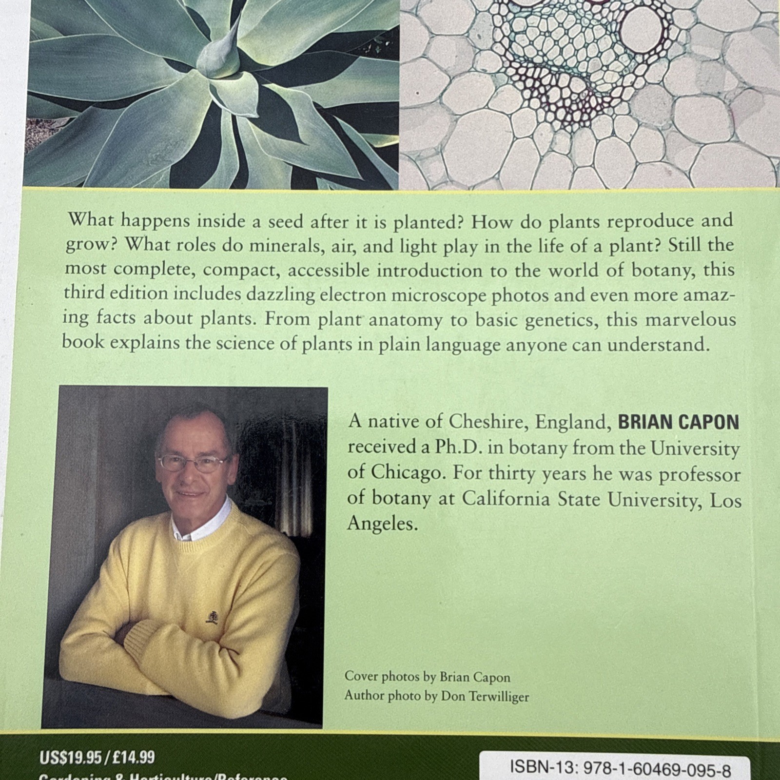 Botany for Gardeners 3rd Edition Brian Capon Paperback 2010