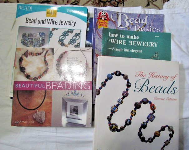 Beads, Beading & Wire Jewelry Books Lot of 5