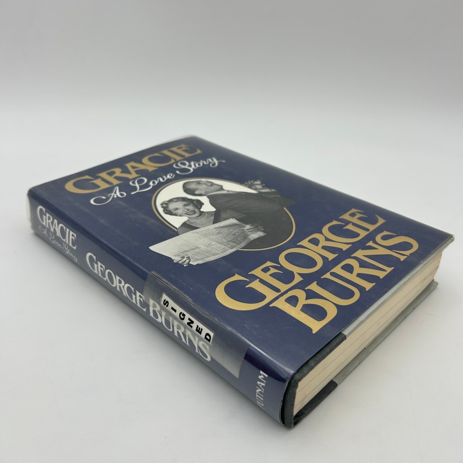 Gracie A Love Story George Burns 1988 Signed Biography Putnam Hardcover