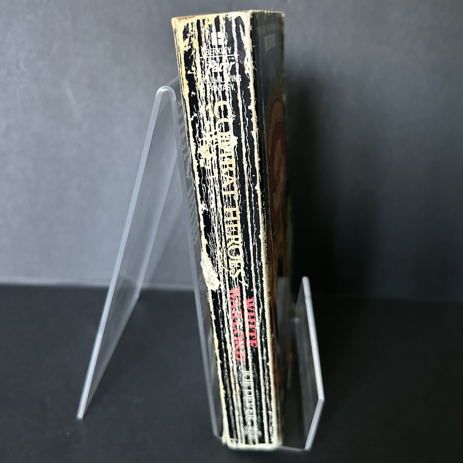 Combat Heroes: White Warlord by Joe Dever 1988 Berkley Pacer Books 1st Printing