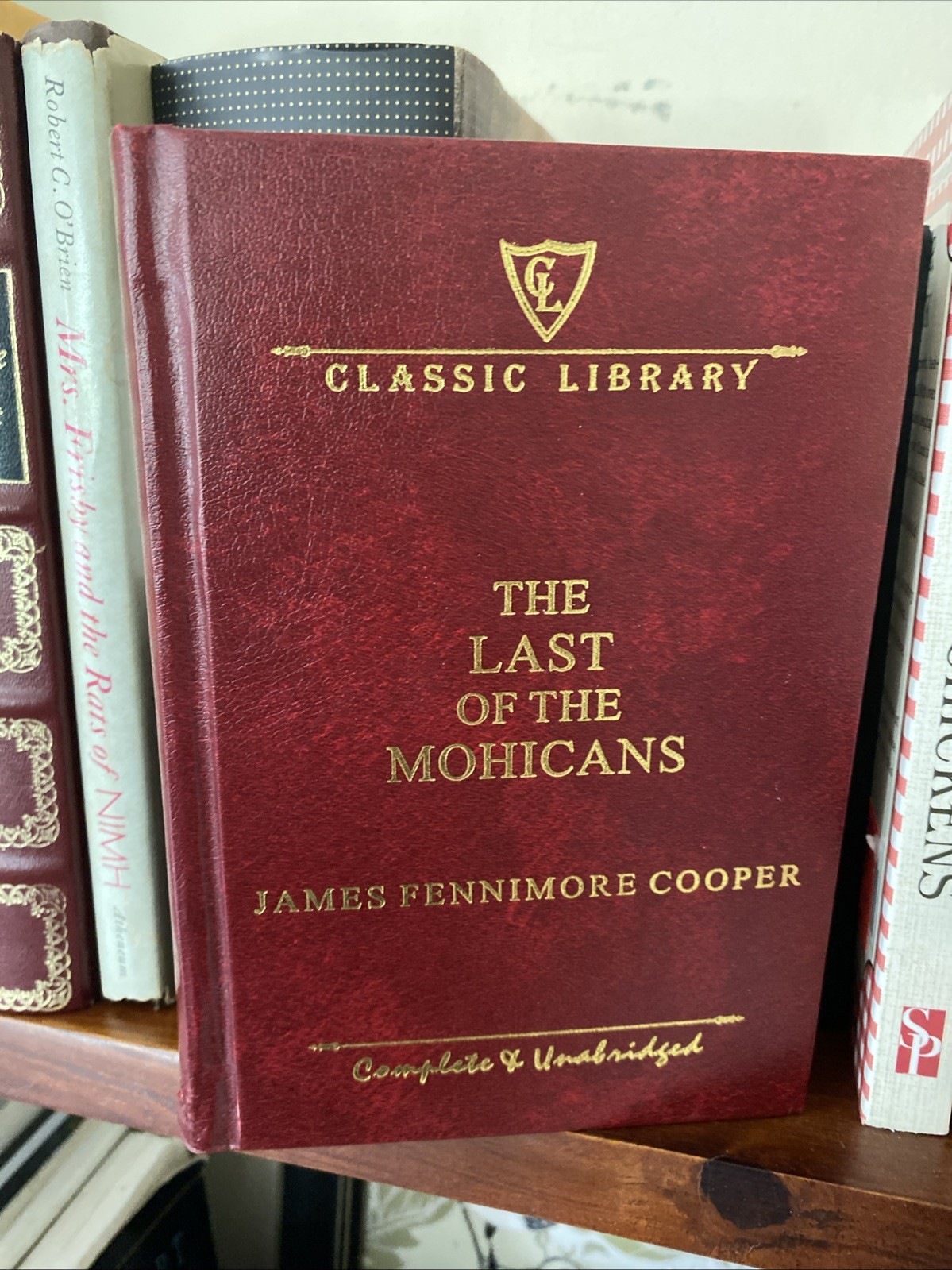 THE LAST OF THE MOHICANS By James Fennimore Cooper, 2011, Printed In India. VG.