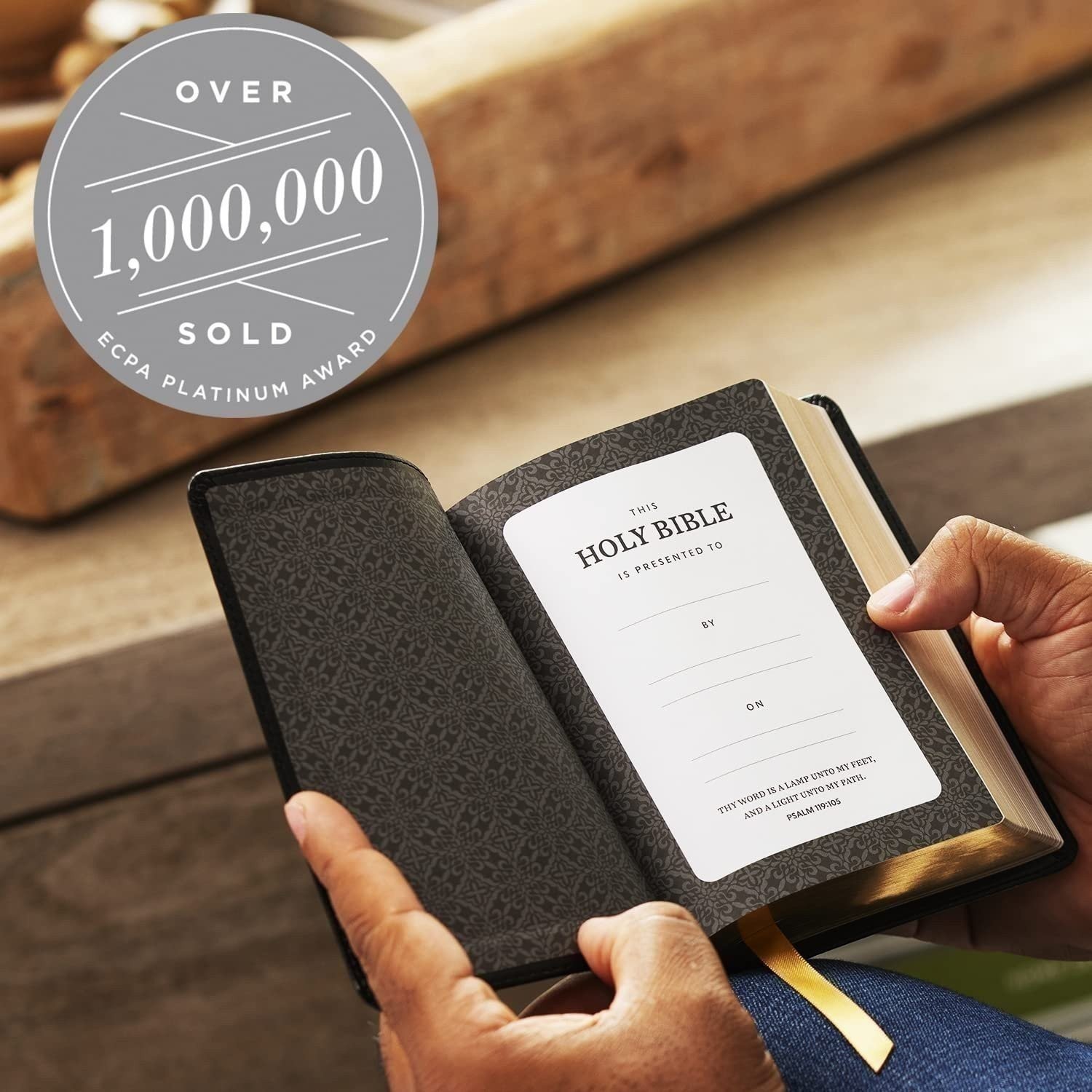 KJV Compact Bible w/ 43,000 Cross References, Brown Leathersoft, Red Letter,