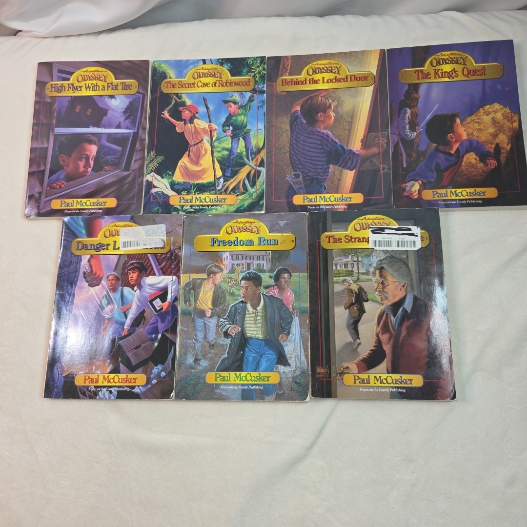 7 Adventures in Odyssey Series by MuCusker, Paul Paperback Lot of 7 Vintage