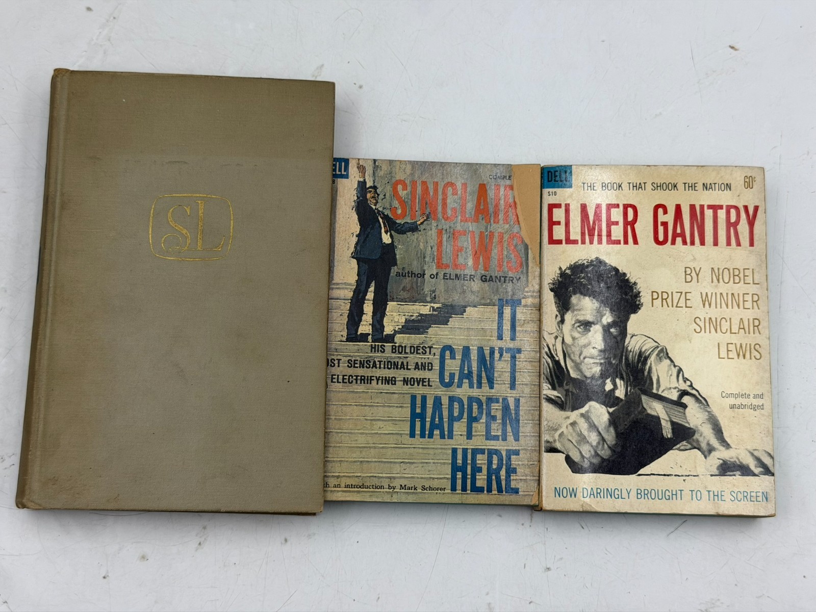 Sinclair Lewis Vintage Book Lot Elmer Gantry It Can’t Happen Here Cass Timberlan