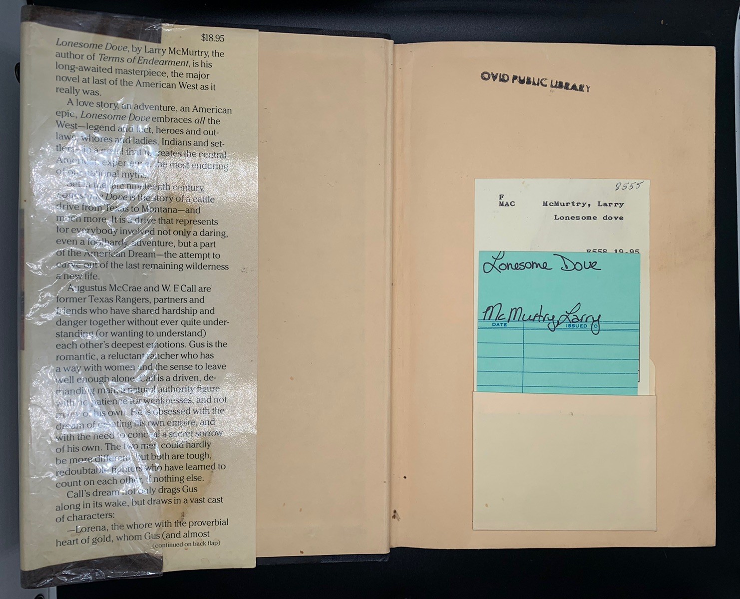 Lonesome Dove by Larry McMurtry (1985, Hardcover) 1st Edition/4th Print