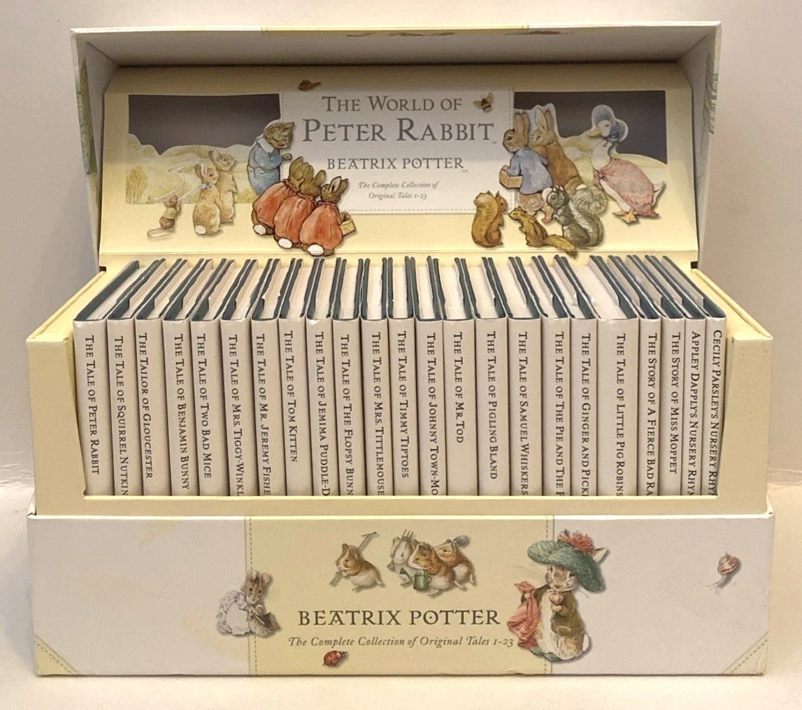 World of Peter Rabbit 23 Book Set Beatrix Potter HB Gift Box Ages 3-6