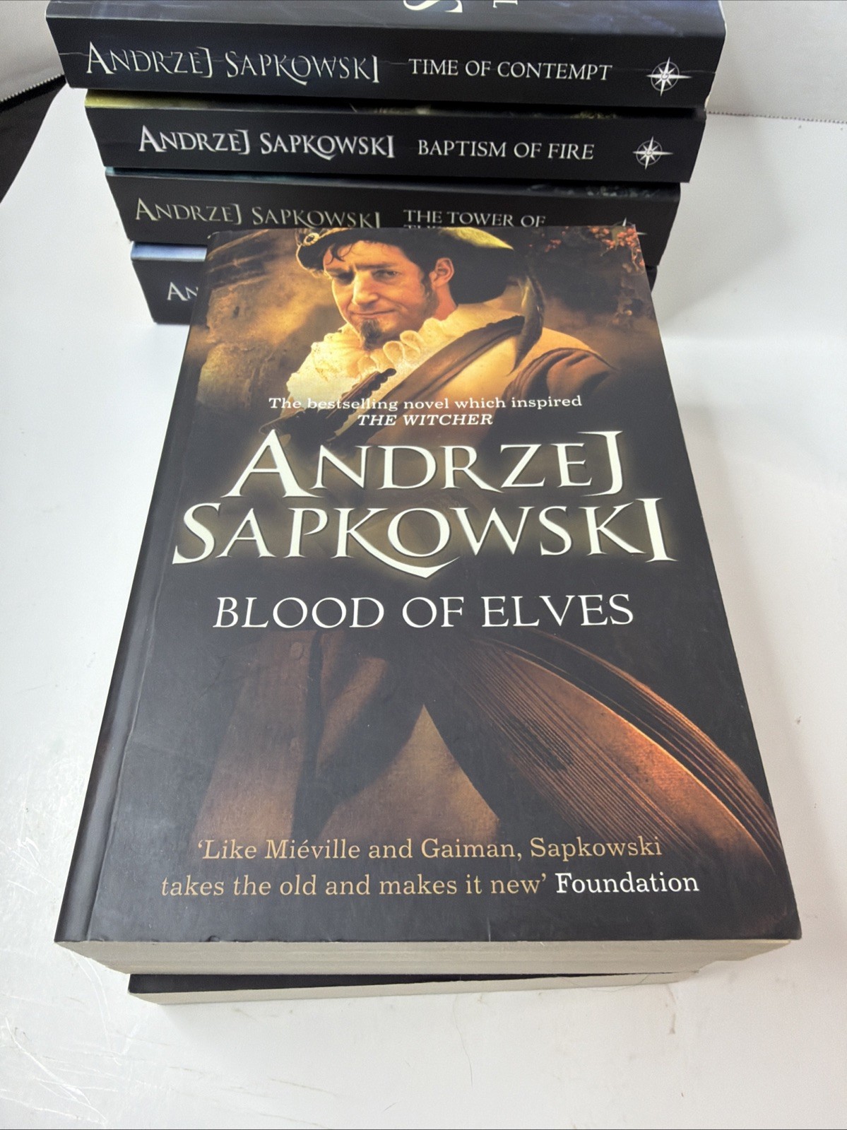 Lot of 7 The Witcher Saga Books 1-7 by Andrzej Sapkowski Paperback Gollancz