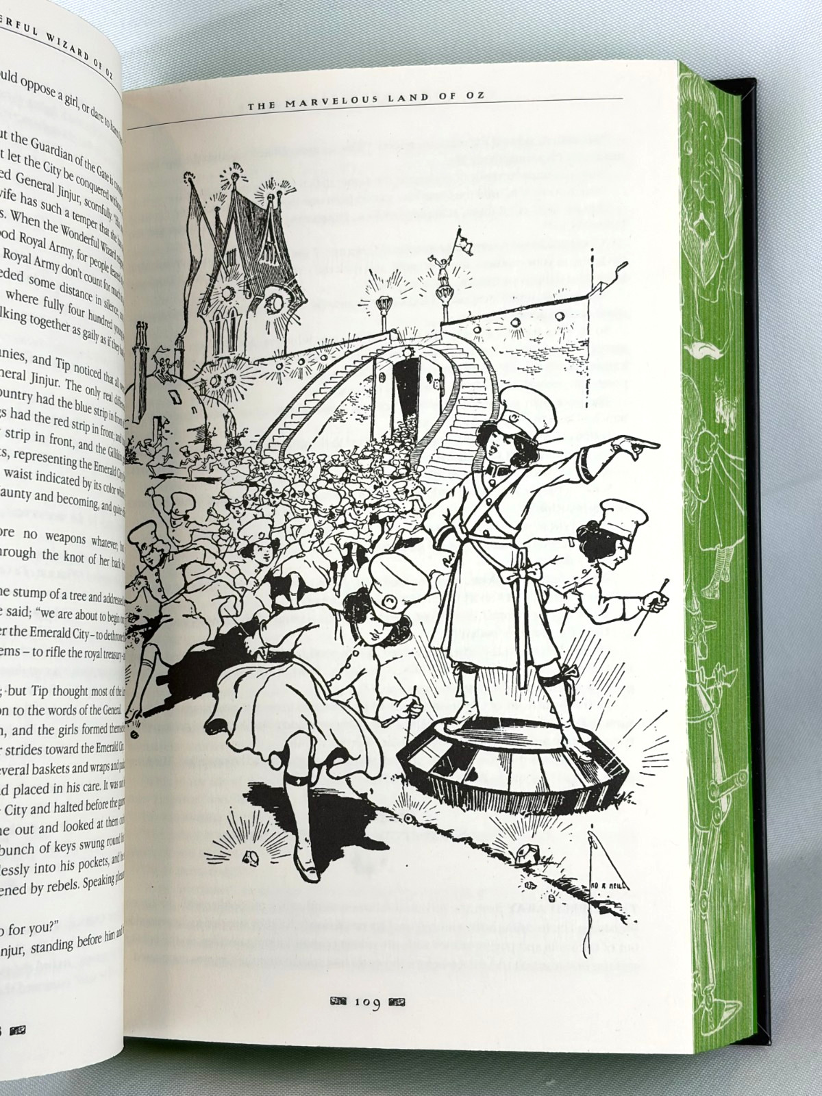 The Wonderful Wizard Of Oz 6 books by L. Frank Baum Sprayed Edges Deluxe Edition