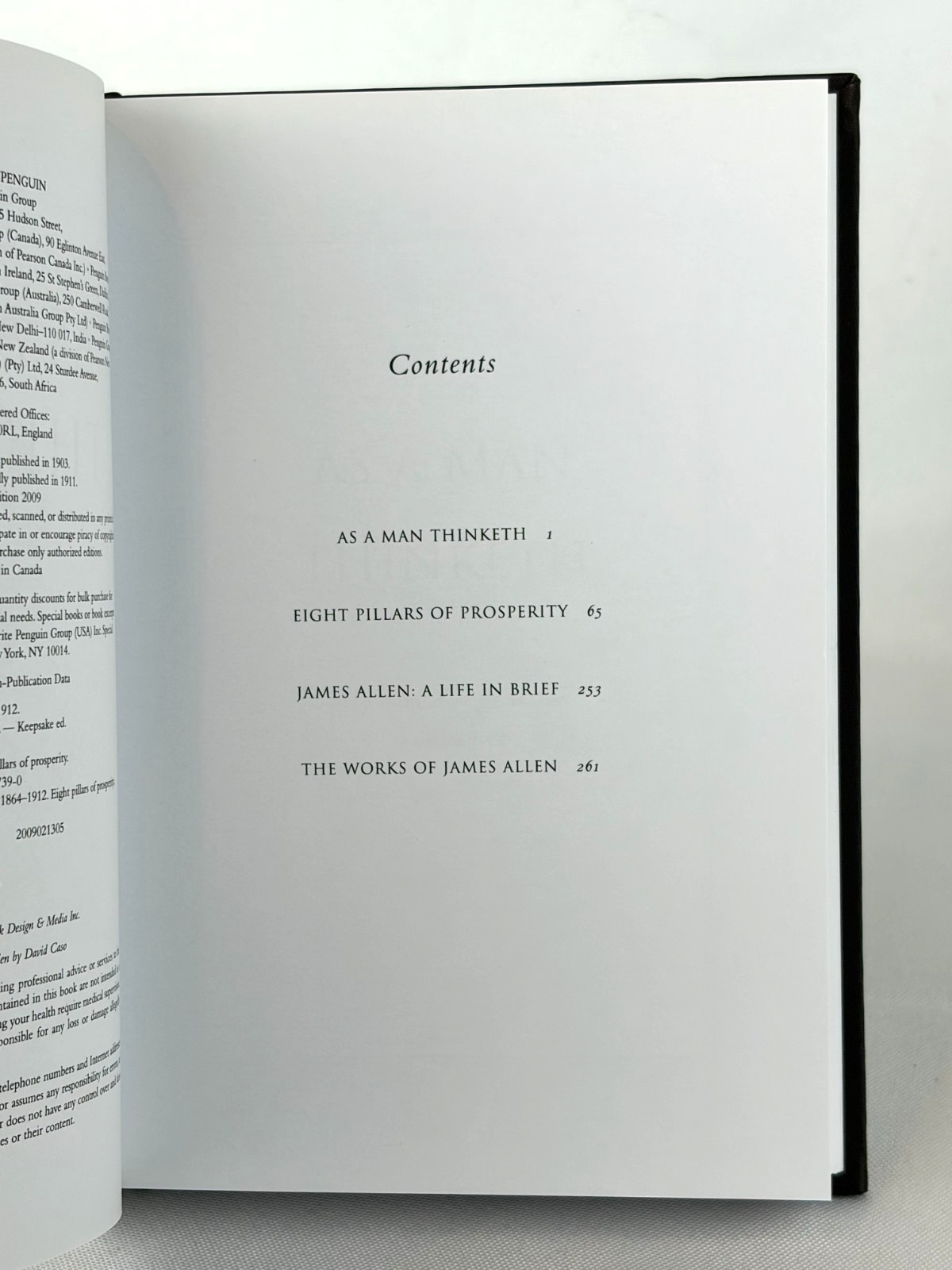AS A MAN THINKETH Deluxe Keepsake Edition by James Allen Hardcover Brand NEW