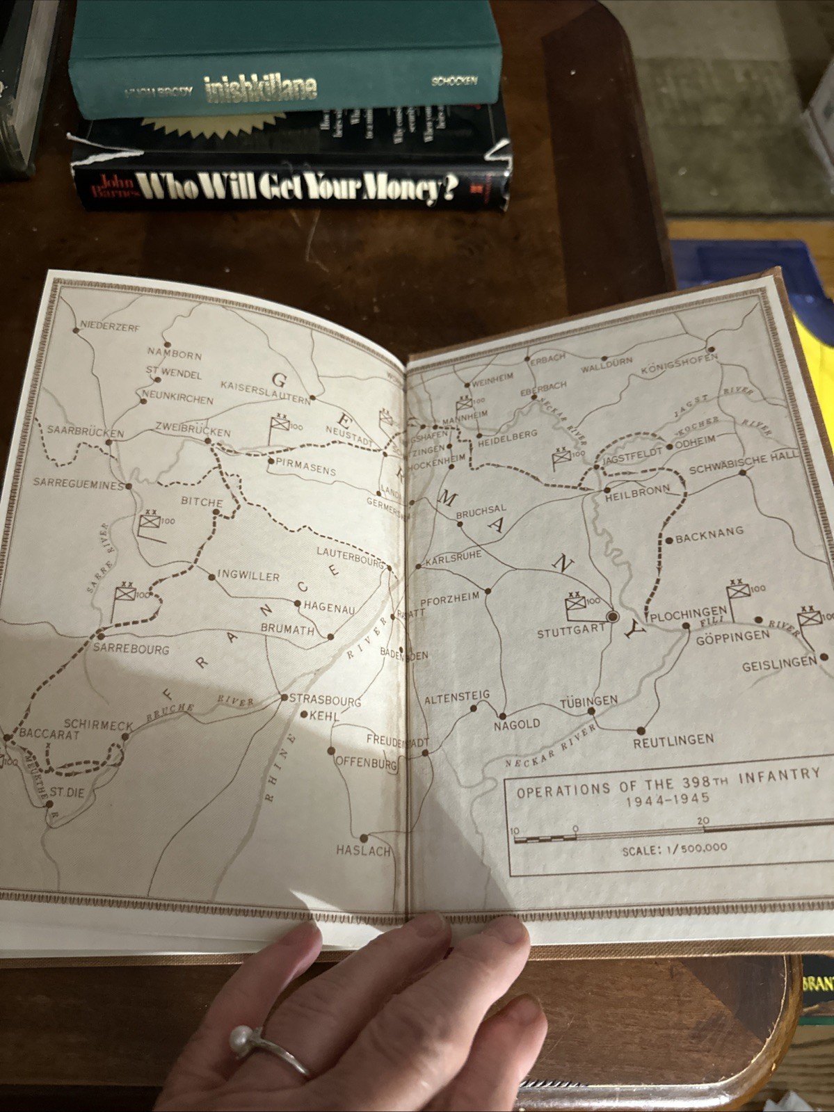 History Of The 398th Infantry Regiment In World War II Hardcover Very Good