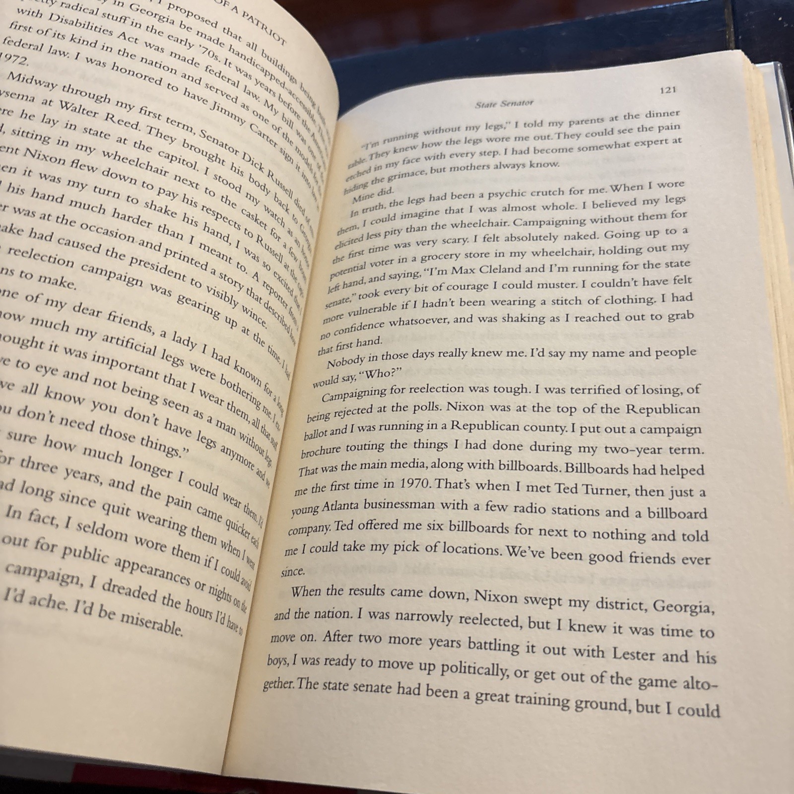Heart of a Patriot: How I Found the Courage – hardcover, 1439126054, Max Cleland