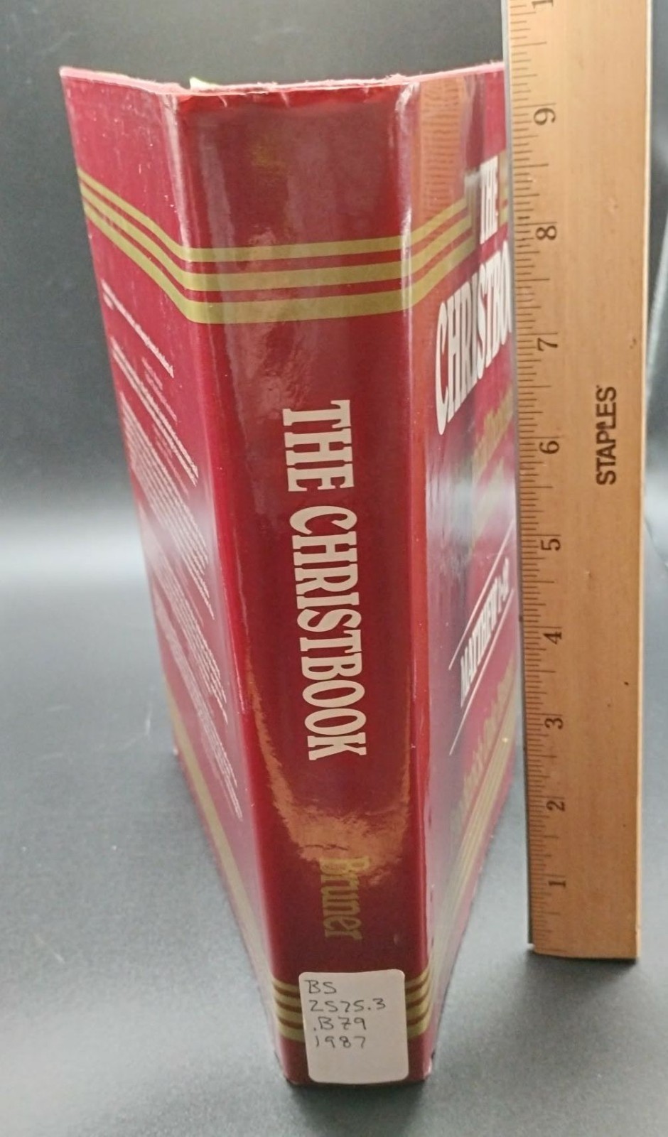 Matthew Vol. 1, 1-12 : A Commentary by Frederick D. Bruner 1987 Hardcover 475 pg