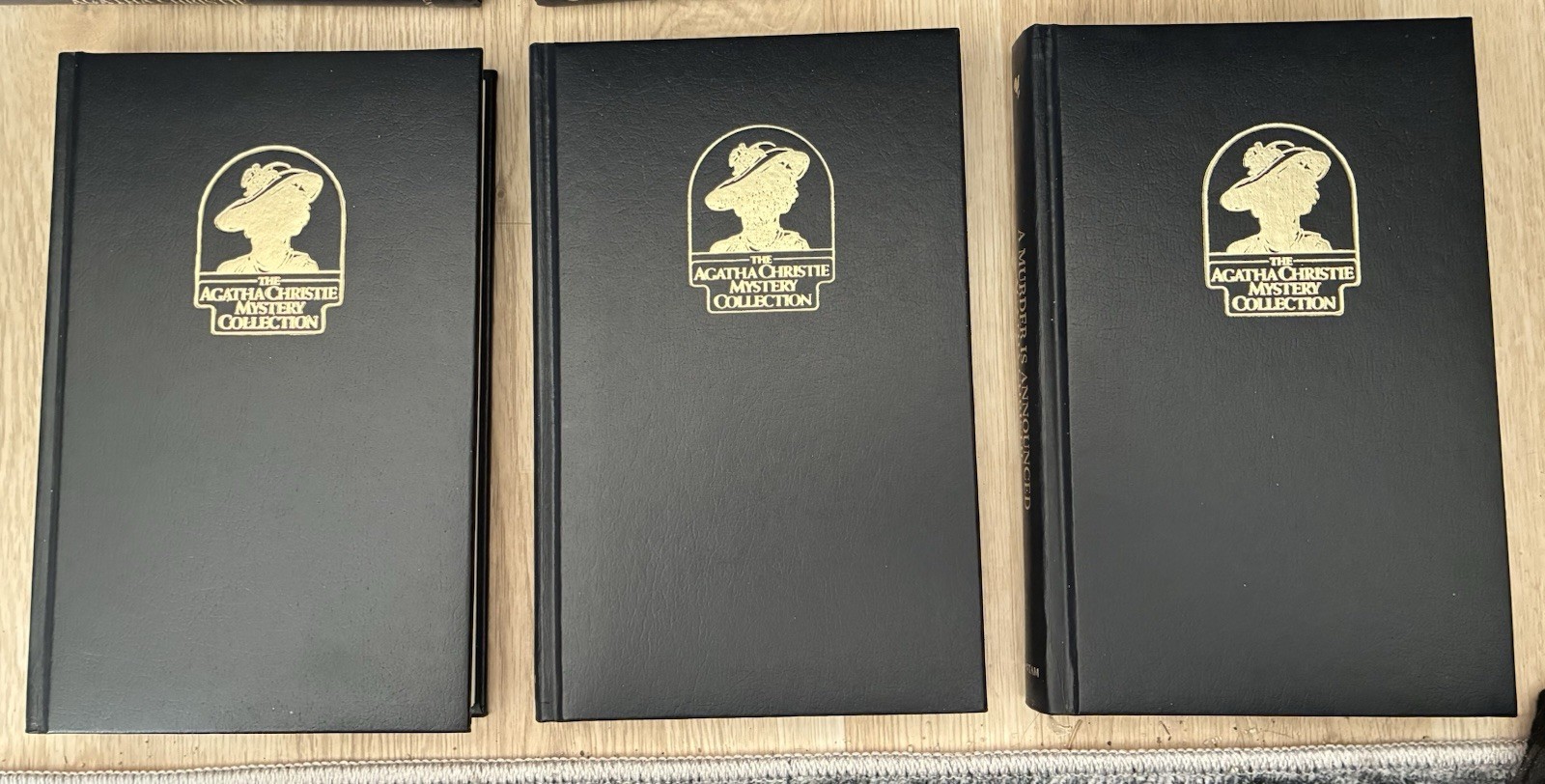 Agatha Christie Bantam Mystery Collection Hardcover Leatherette YOU CHOOSE