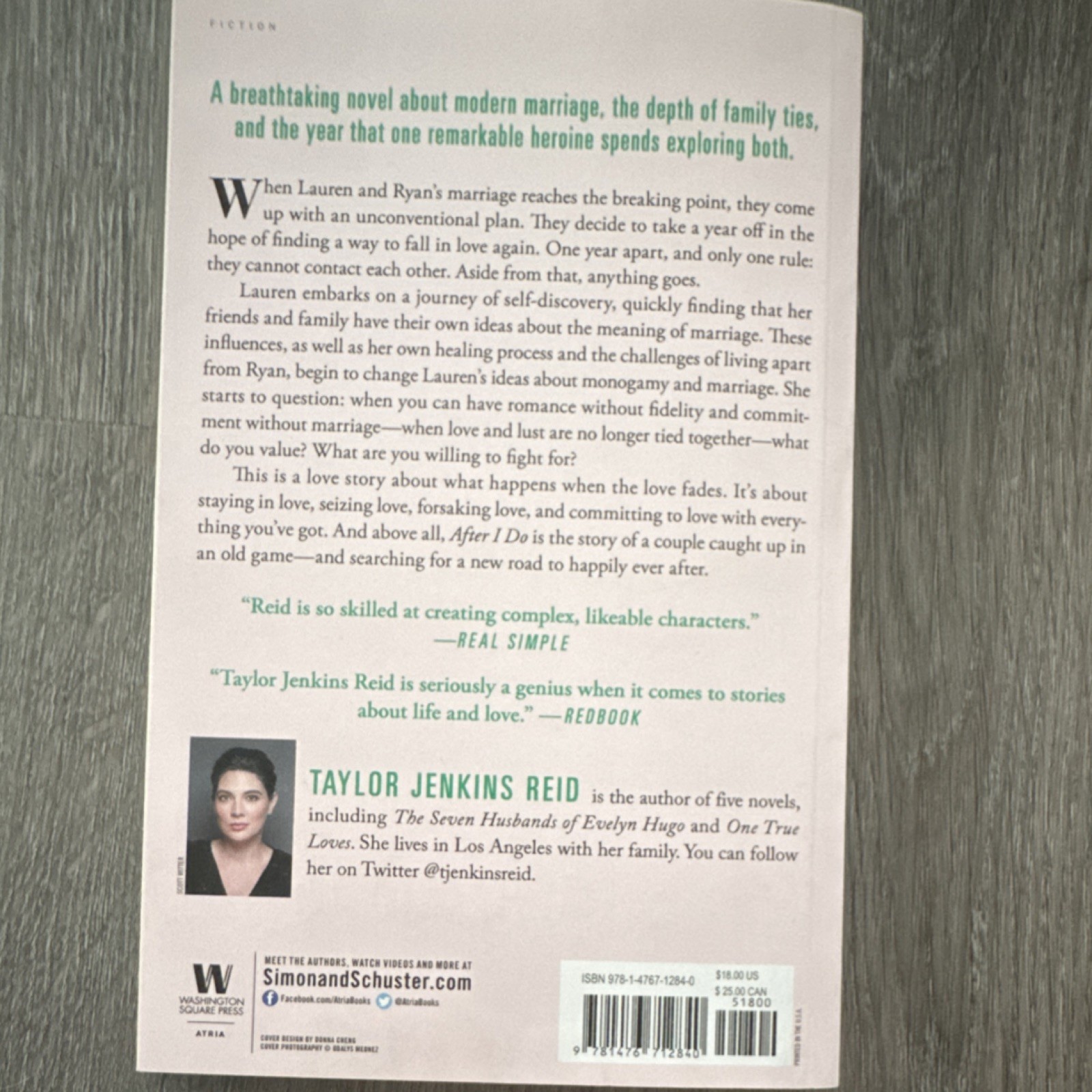 Taylor Jenkins Reid After I Do Trade Paperback 2014 Fiction Novel