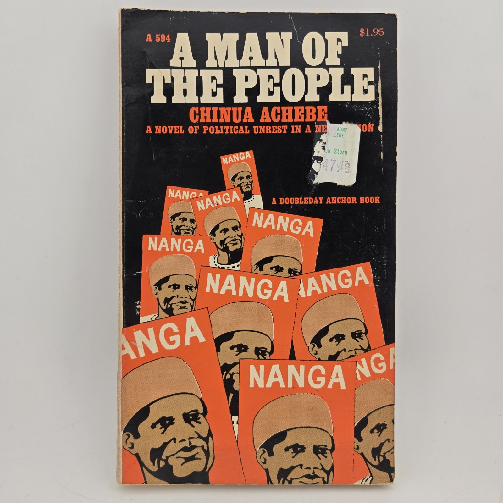 Lot of 2 Novels by Chinua Achebe 1960s PB Anchor Books Arrow of God Nigeria
