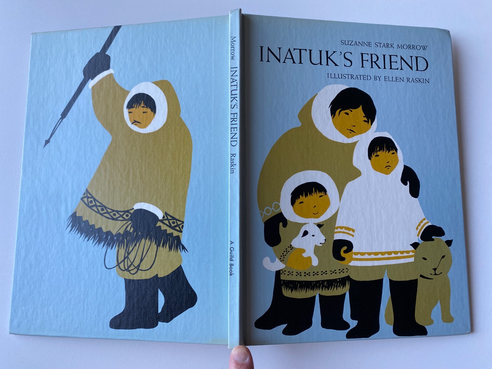 INATUK’S FRIEND~Suzanne Morrow~ELLEN RASKIN~1968 1st HC~Eskimo~WHITEOUT~Seals~