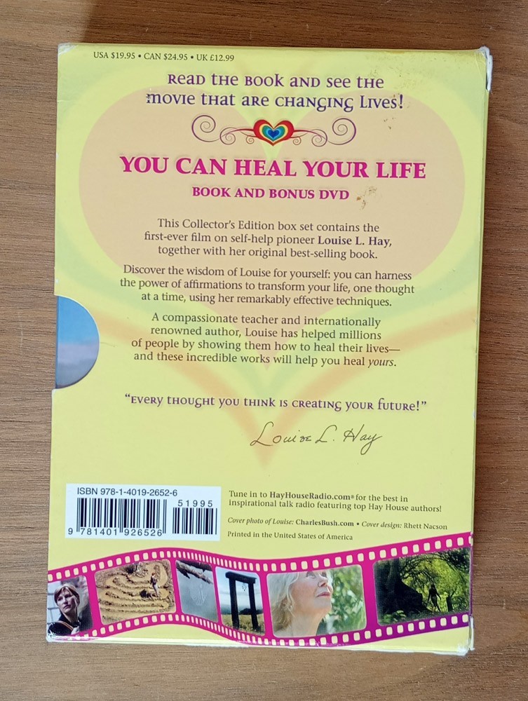 You Can Heal Your Life by Louise L. Hay DVD & Book Box Set New Thought Self Help