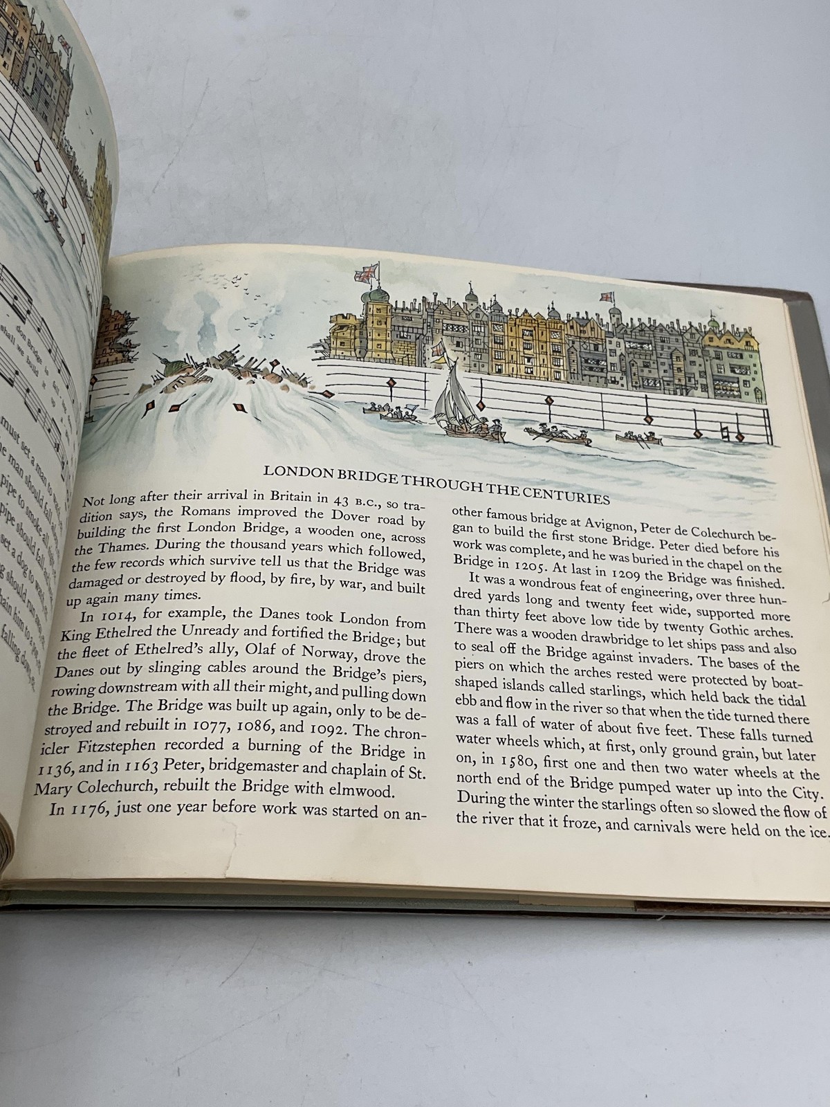 Vintage London Bridge Is Falling Down Peter Spier Doubleday Hardcover ExLibrary