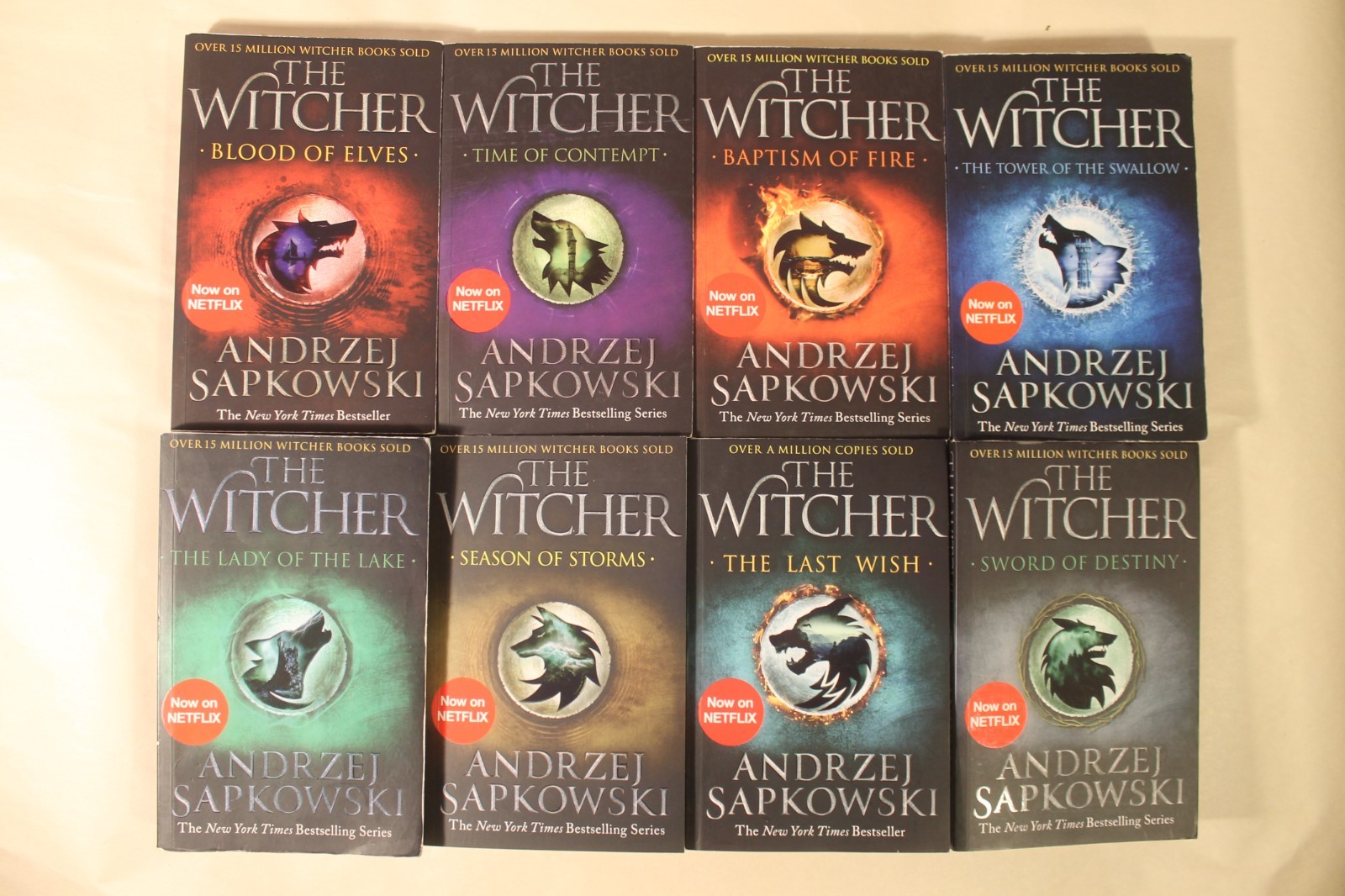 Blood of Elves, Time of Contempt, Baptism of Fire, Tower + by Andrezej Sapkowski