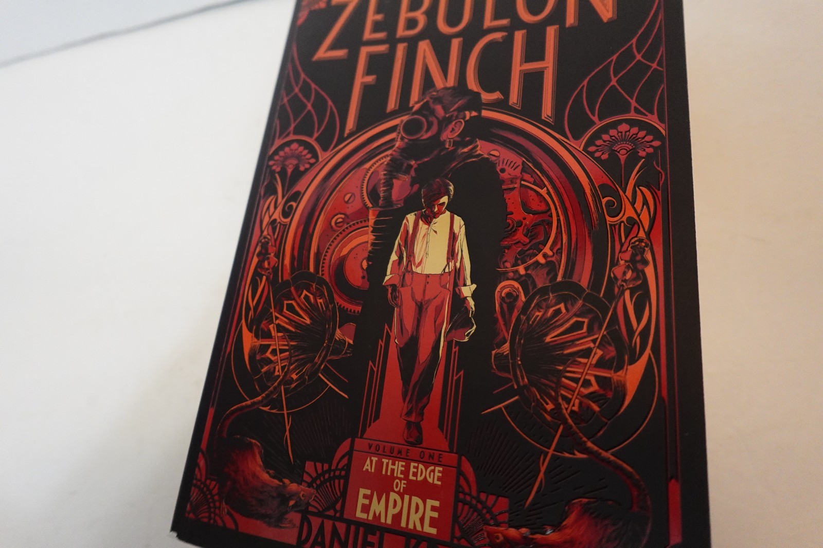 The Death and Life of Zebulon Finch (Daniel Kraus) large paperback book