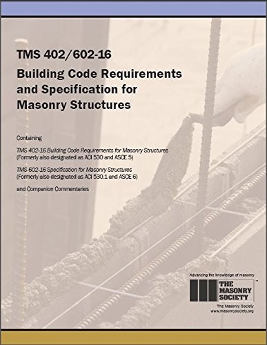 Tms 402/602-16 Building Code Requirements and Specification for Masonry Structur