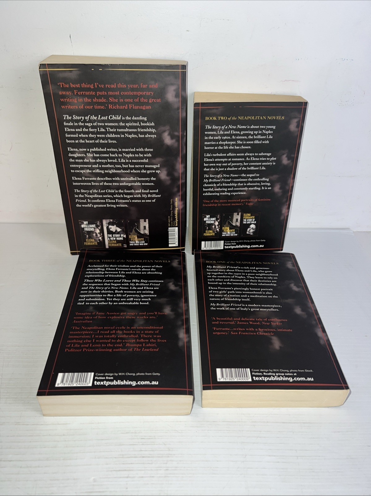 Elena Ferrante My Brilliant Friend Complete 4x Book Series Neapolitan Novels