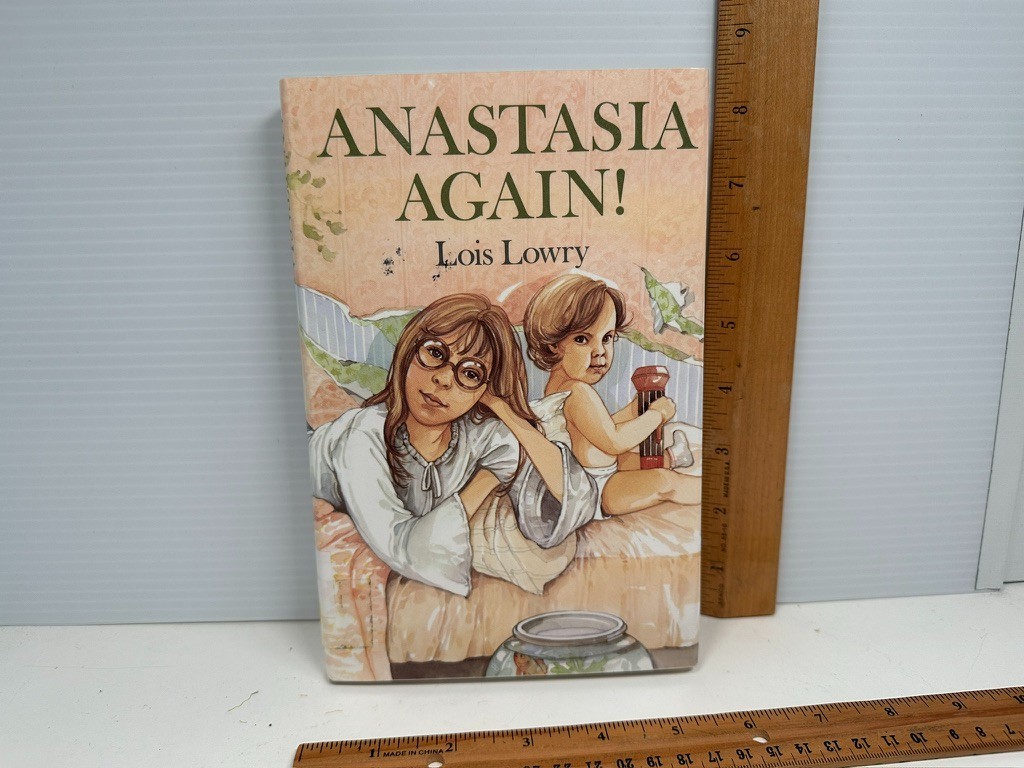 Anastasia Series Lois Lowry Lot of 3 HC books 1980s Ex-Library Service Analyst