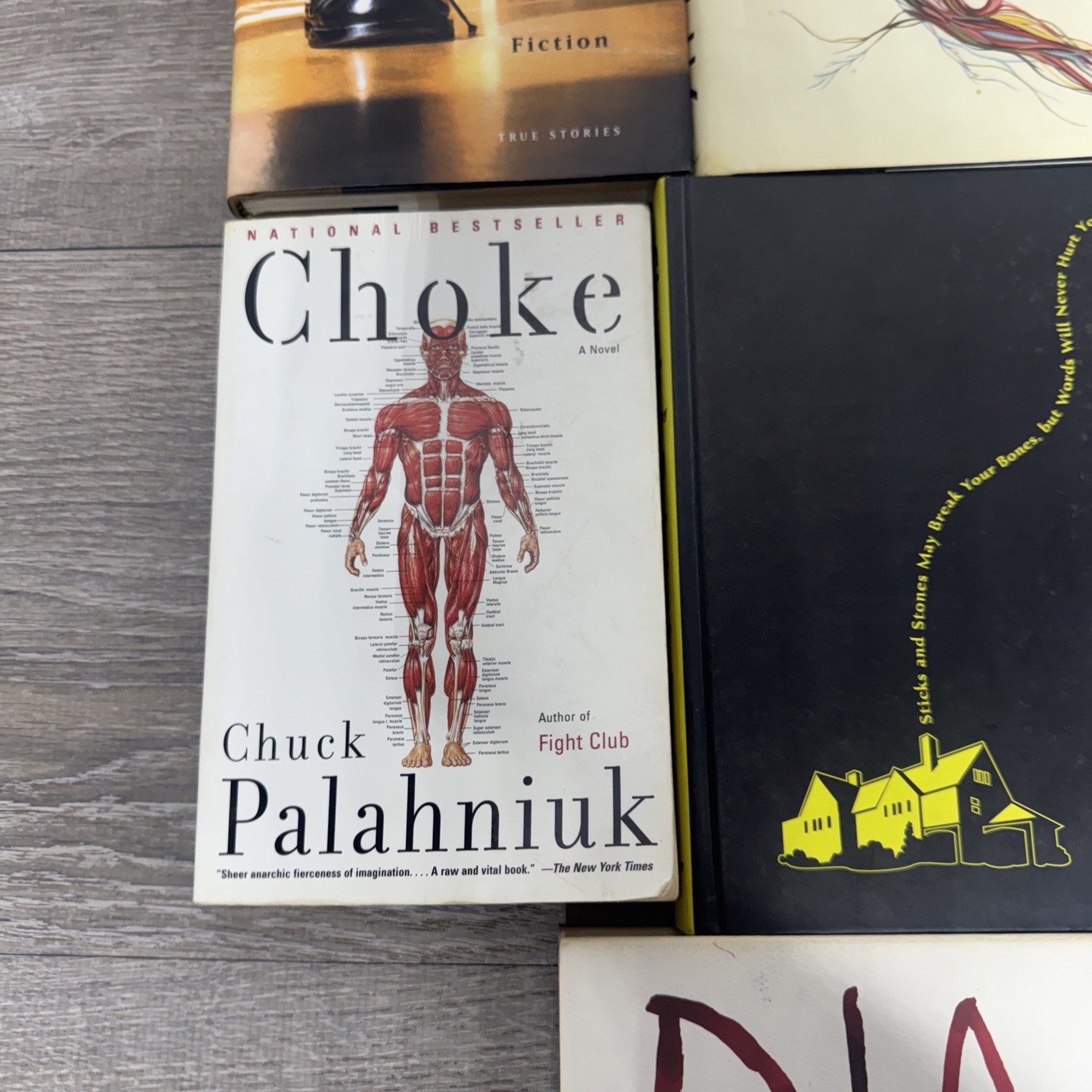 Chuck Palahniuk Book LOT Of 7 1st Addition Hardcovers & 2 Paperbacks