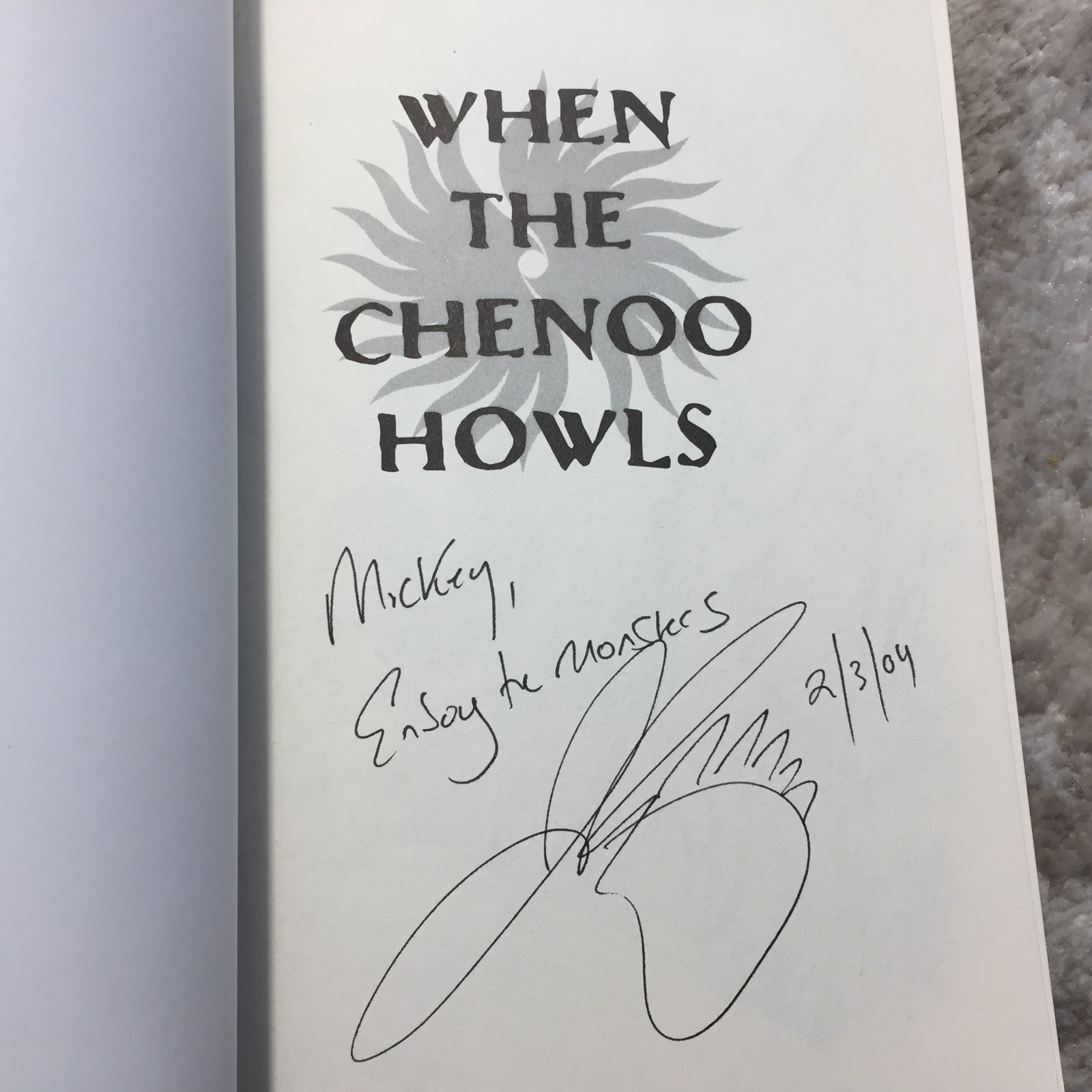 When The Chenoo Howls Native American Tales Of Terror Bruchac 1999 Walker SIGNED