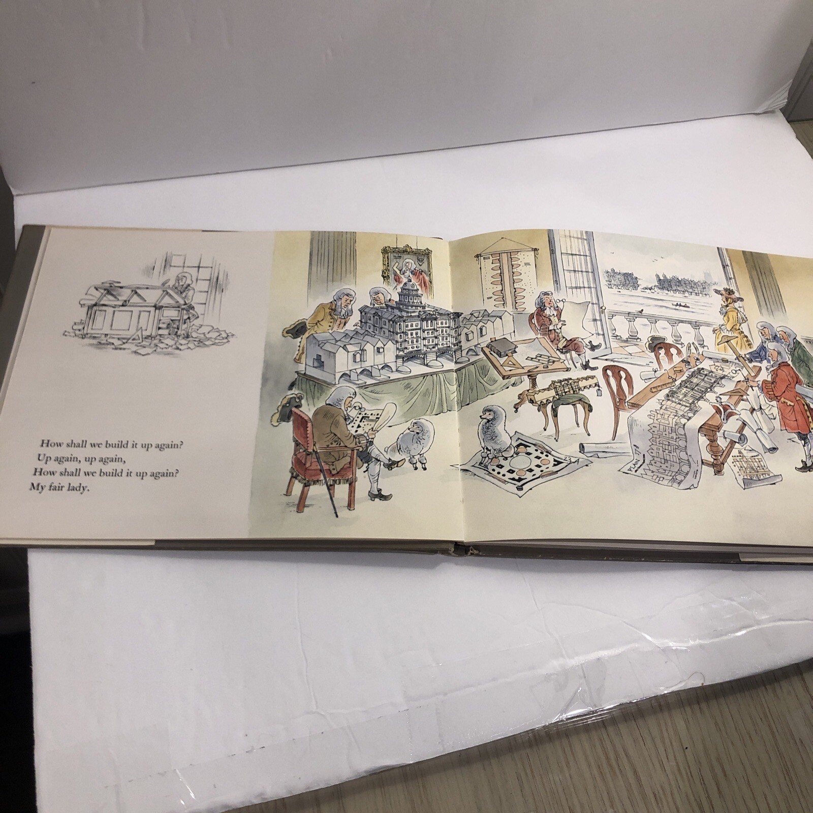London Bridge Is Falling Down! Peter Spier First Edition 1967 HC w/ DJ VERY GOOD